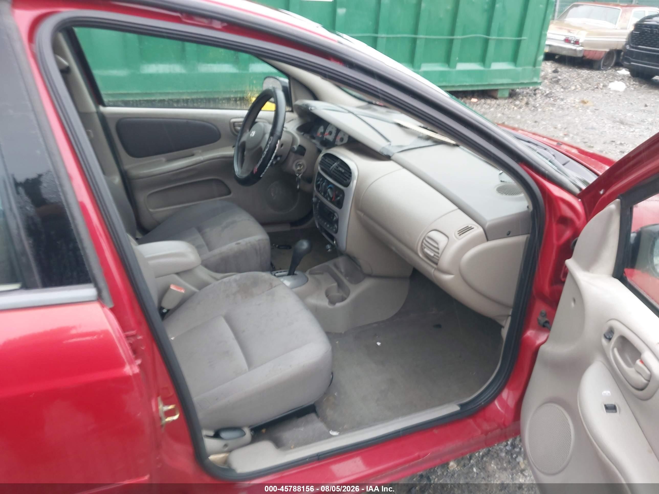 2005 Dodge Neon Sxt Red vin: 1B3ES56C65D175224
