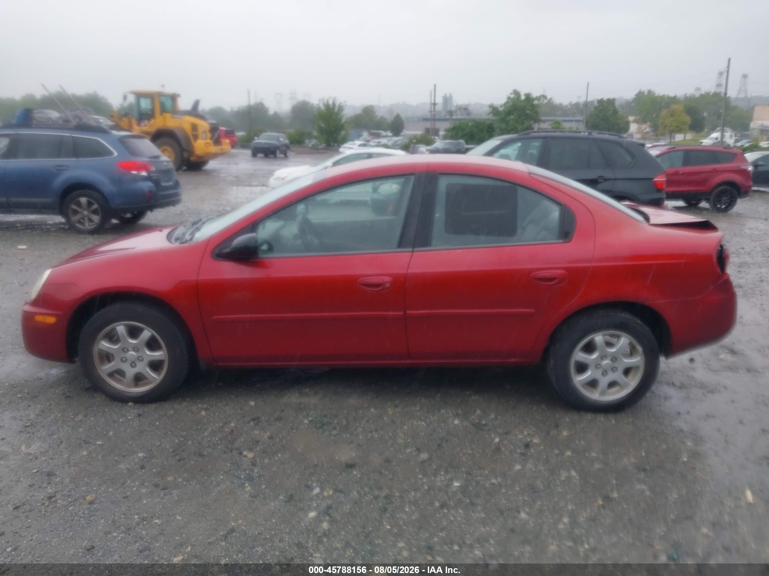 2005 Dodge Neon Sxt Red vin: 1B3ES56C65D175224