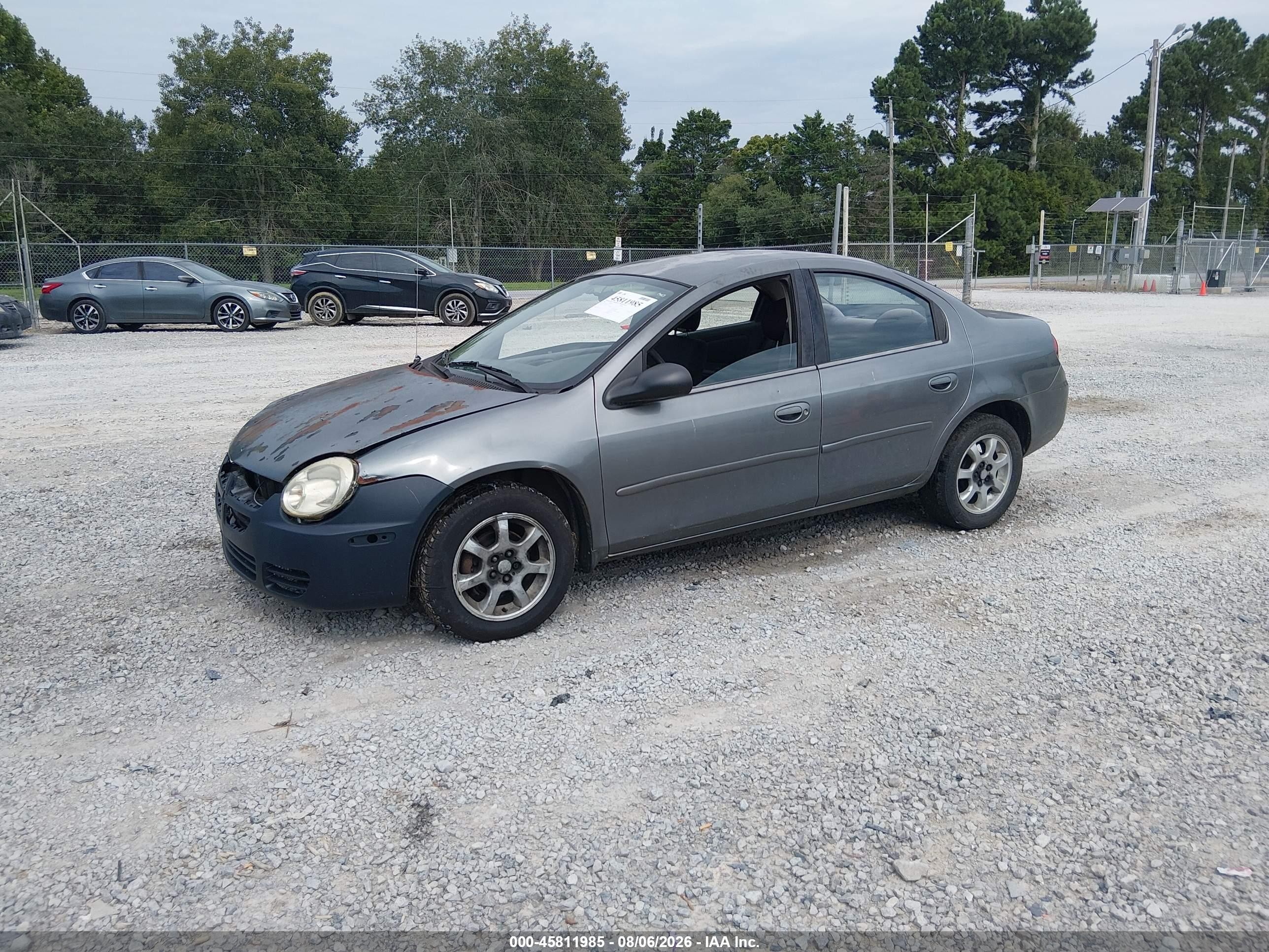 2005 Dodge Neon Sxt Gray vin: 1B3ES56C65D175630