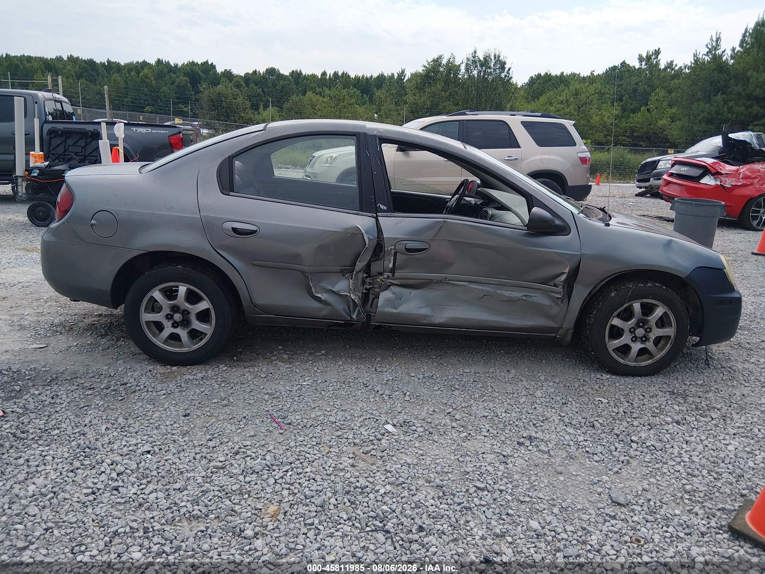 2005 Dodge Neon Sxt Gray vin: 1B3ES56C65D175630