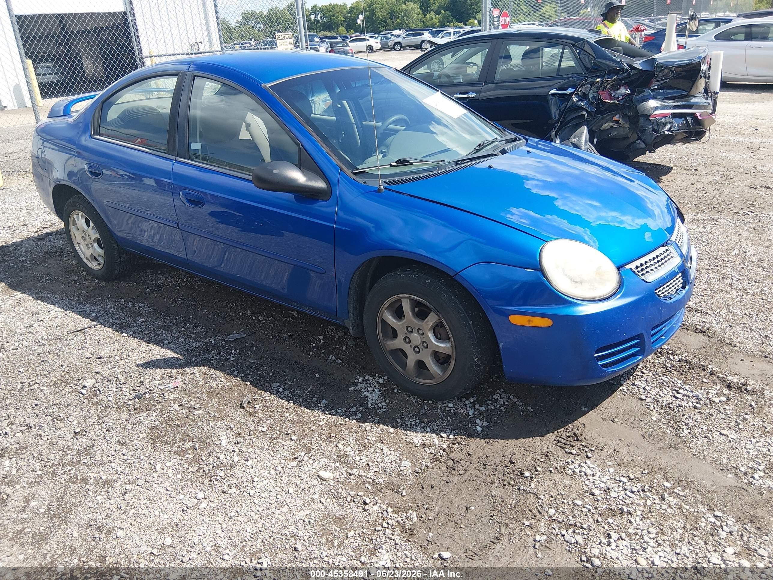 2005 Dodge Neon Sxt Blue vin: 1B3ES56C65D278448