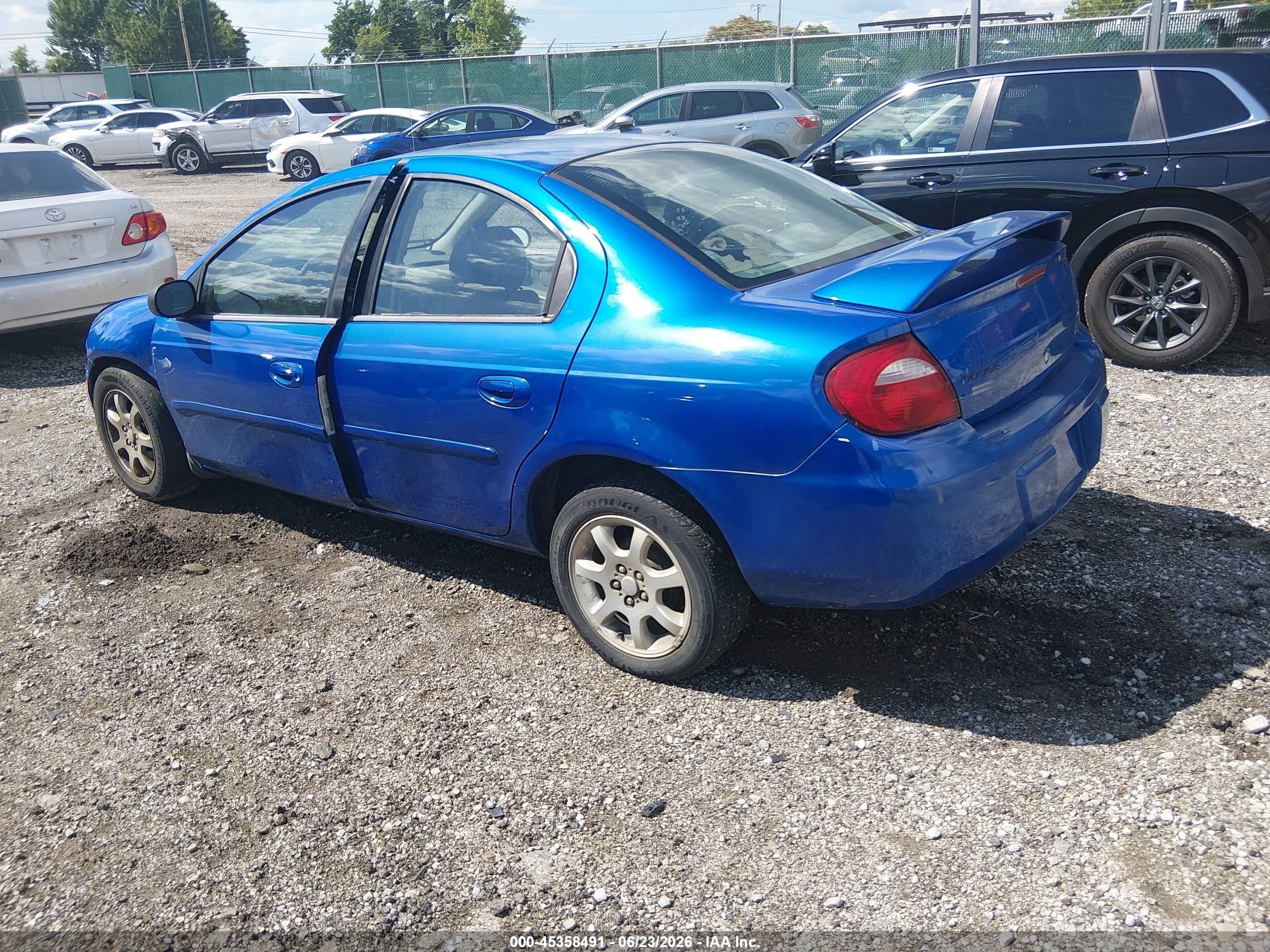 2005 Dodge Neon Sxt Blue vin: 1B3ES56C65D278448
