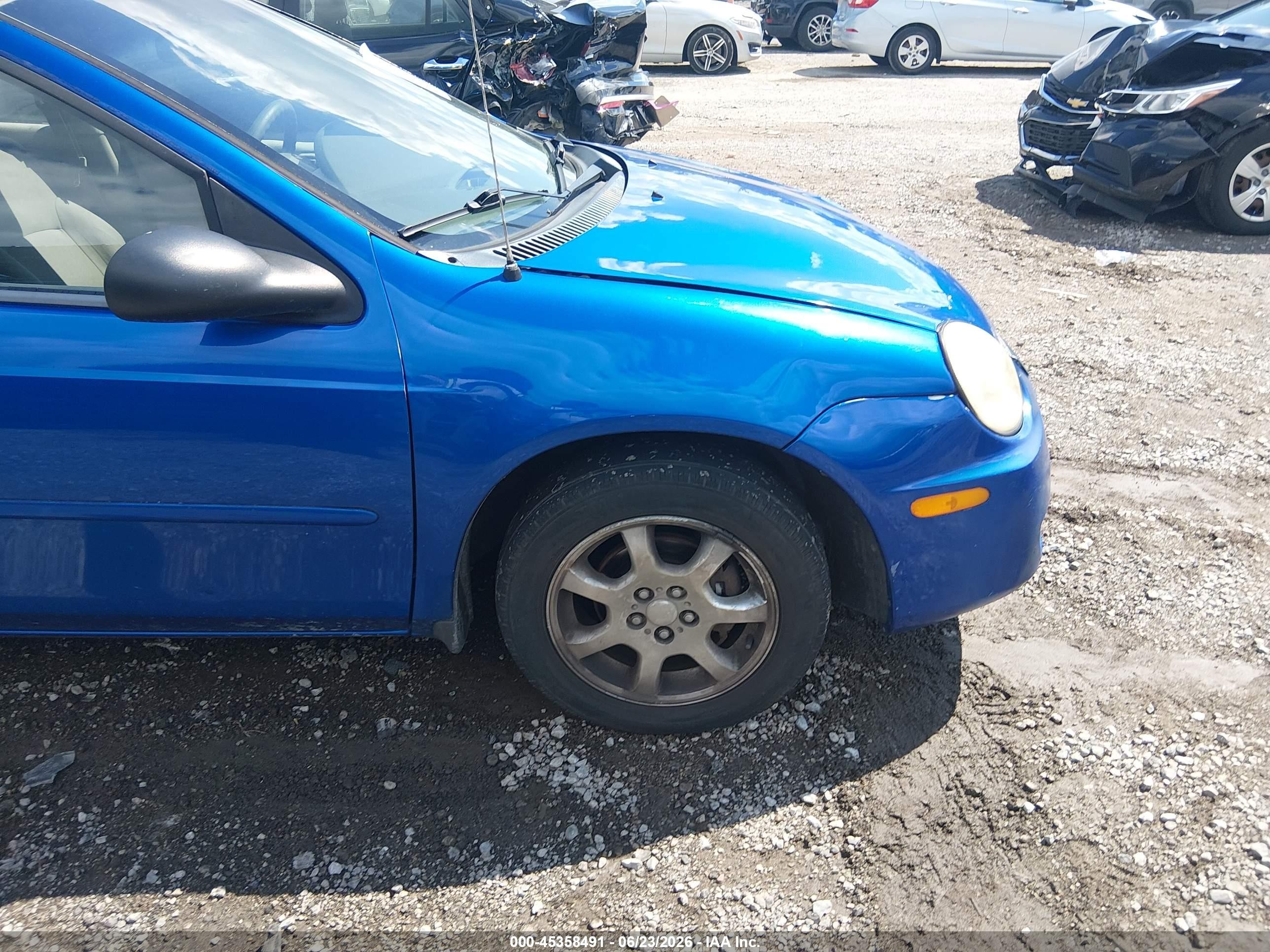 2005 Dodge Neon Sxt Blue vin: 1B3ES56C65D278448