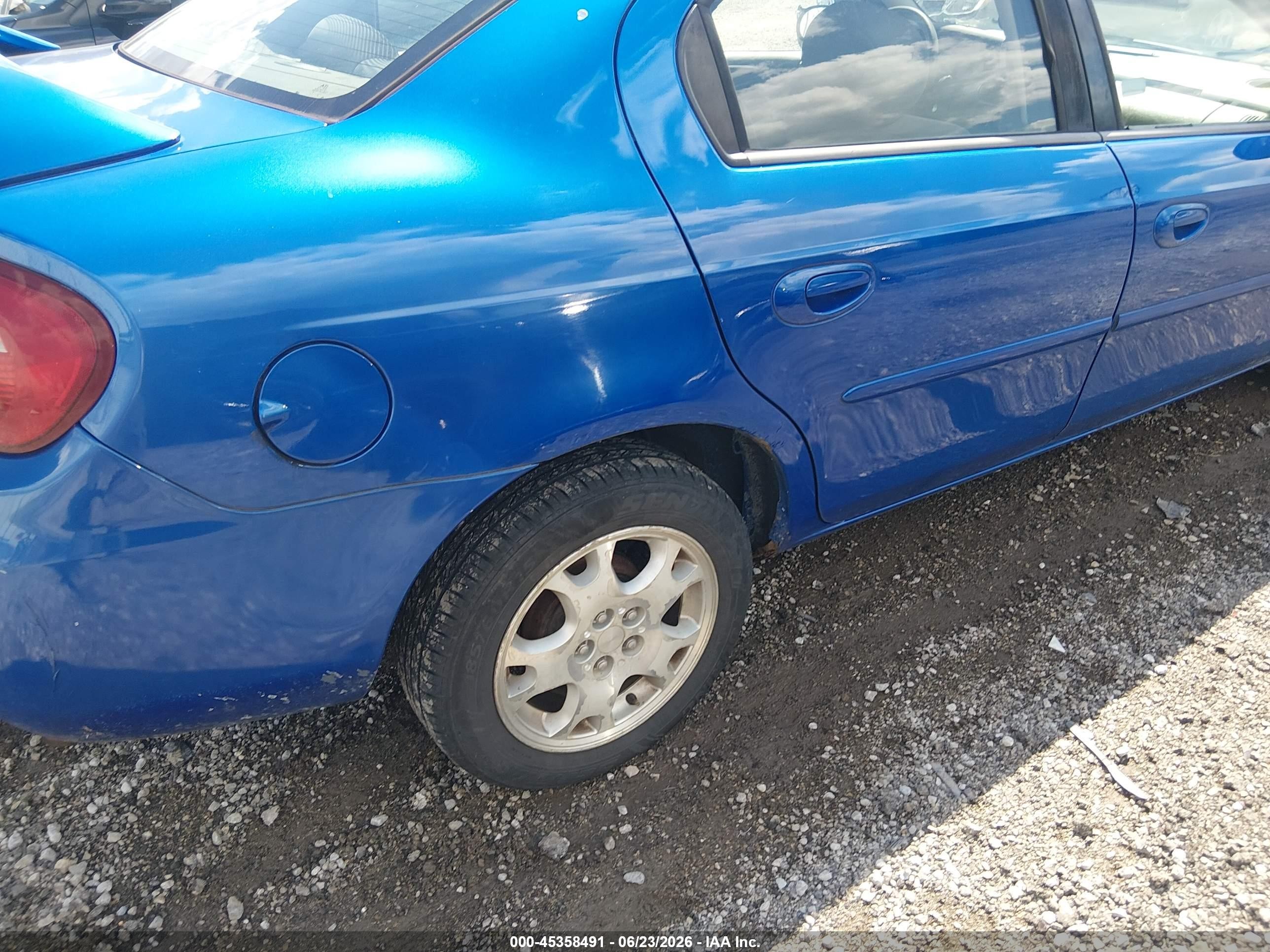 2005 Dodge Neon Sxt Blue vin: 1B3ES56C65D278448