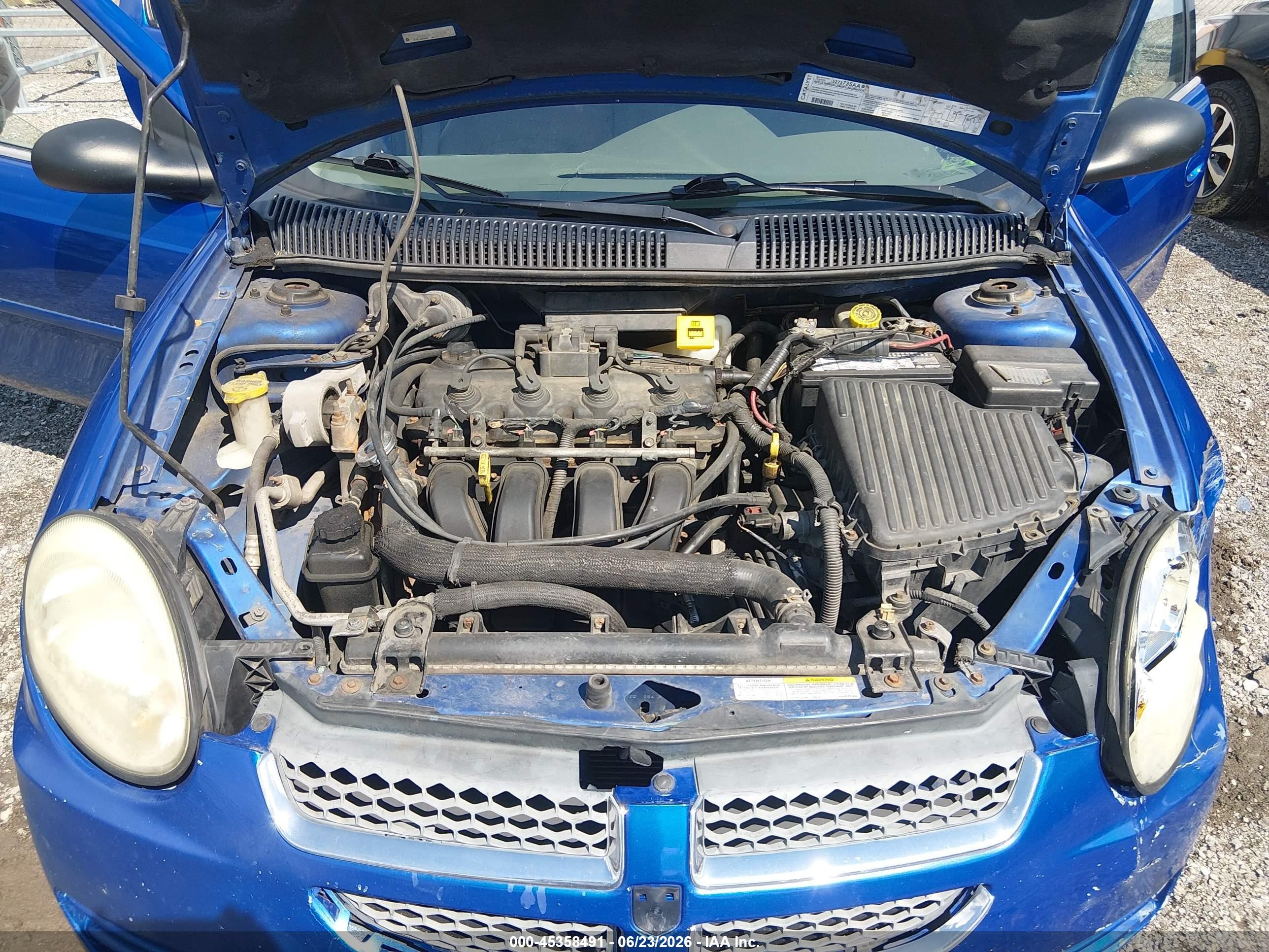 2005 Dodge Neon Sxt Blue vin: 1B3ES56C65D278448