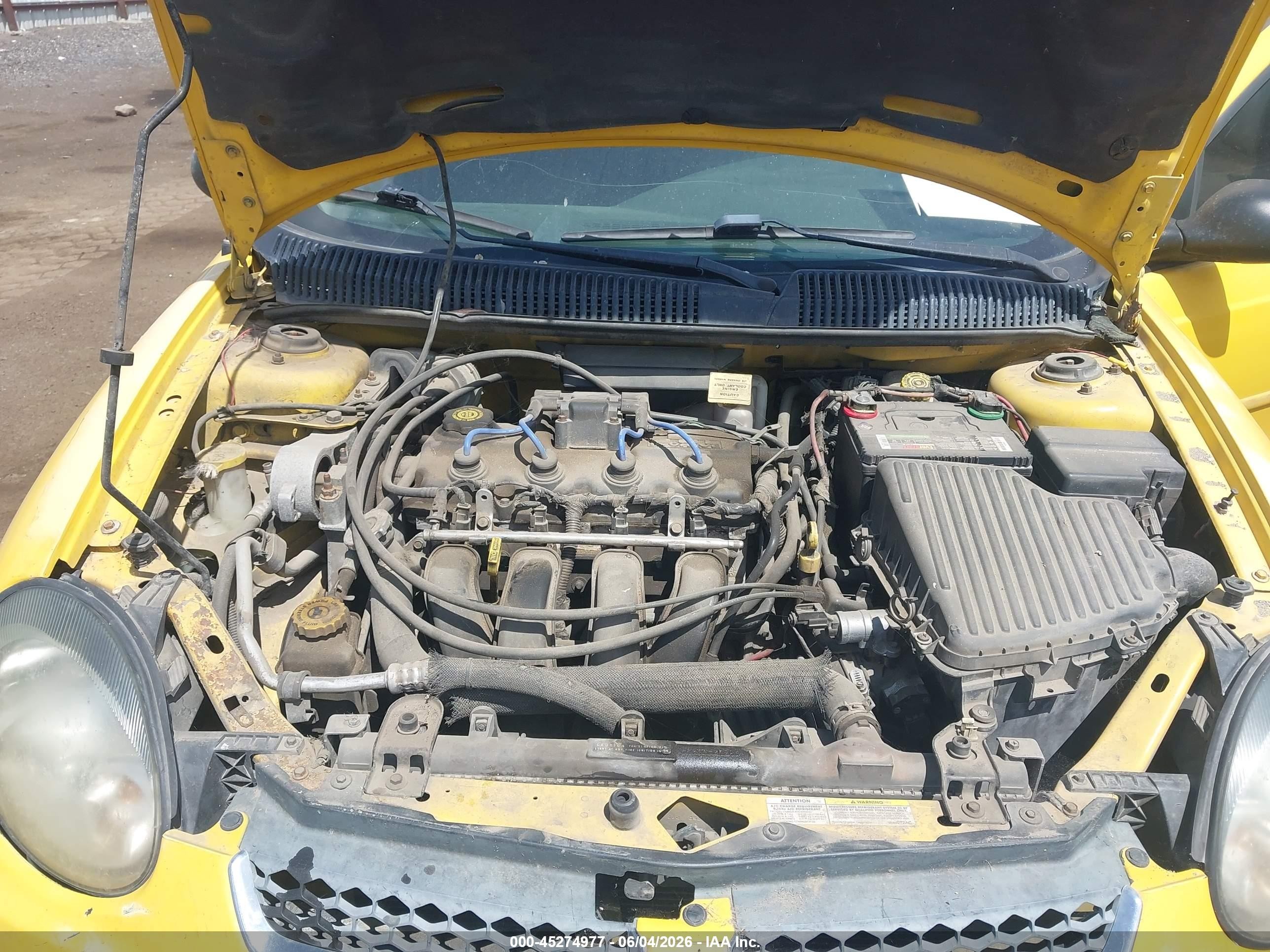 2003 Dodge Neon Sxt Yellow vin: 1B3ES56C73D124070