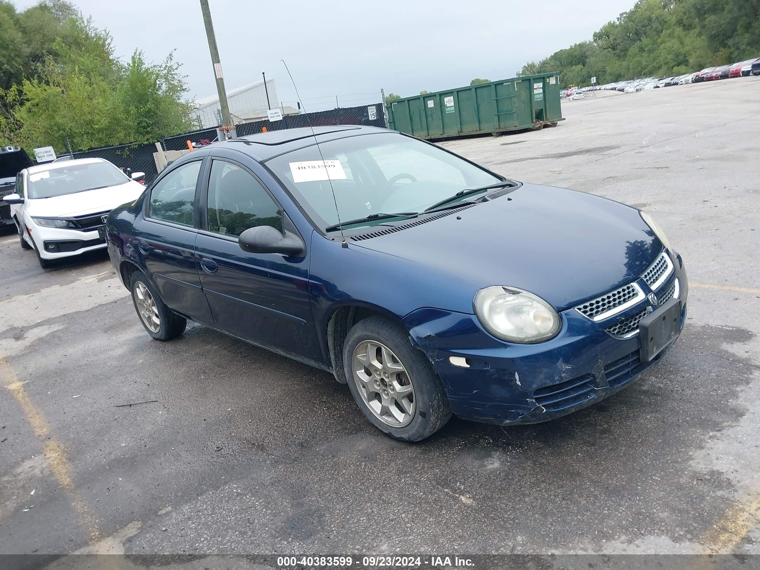 Price & History 2003 Dodge Neon Sxt 2.0l I-4 132hp vin