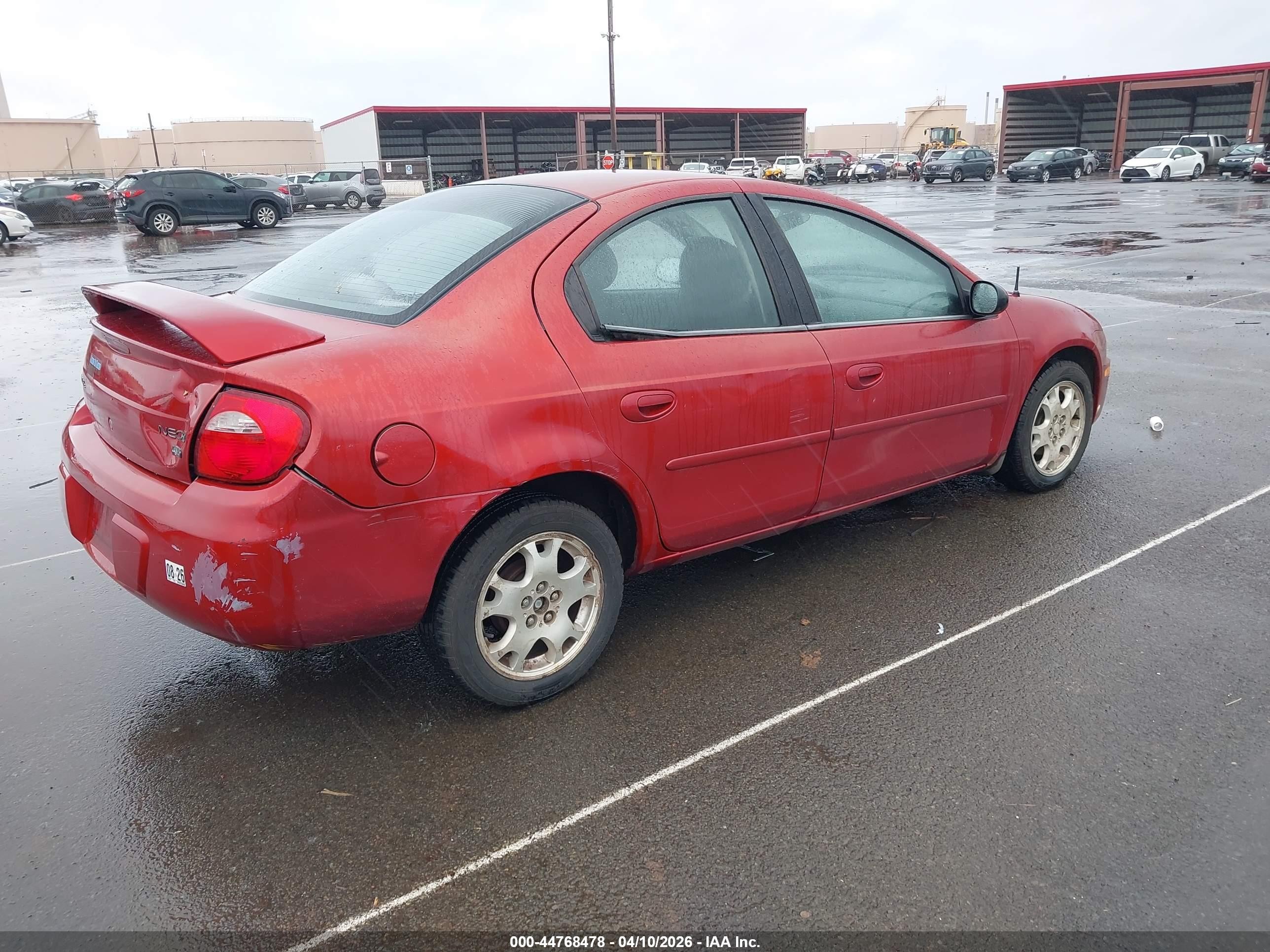 2004 Dodge Neon Sxt Красный vin: 1B3ES56C74D602036