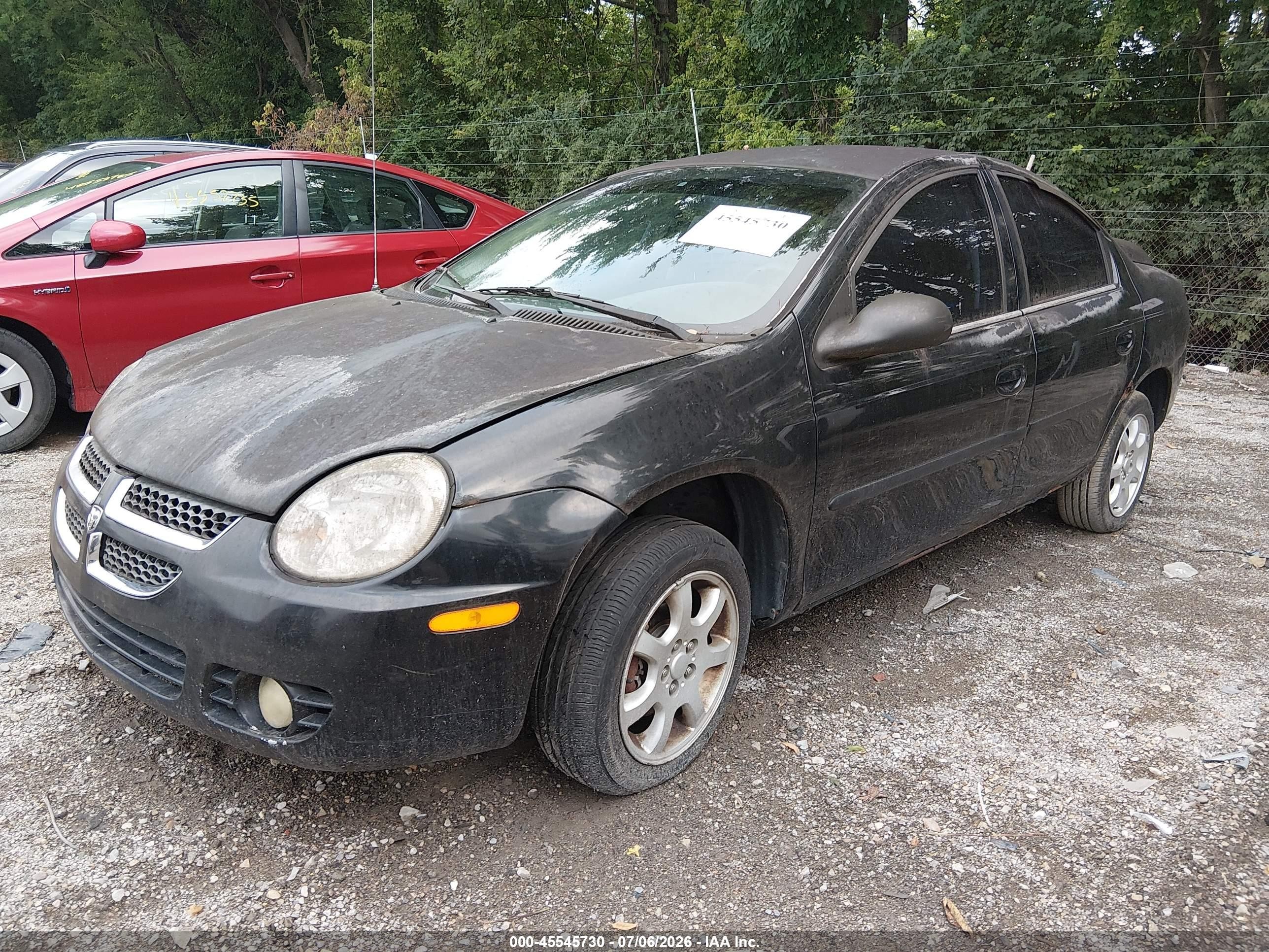 2004 Dodge Neon Sxt Black vin: 1B3ES56C74D629205