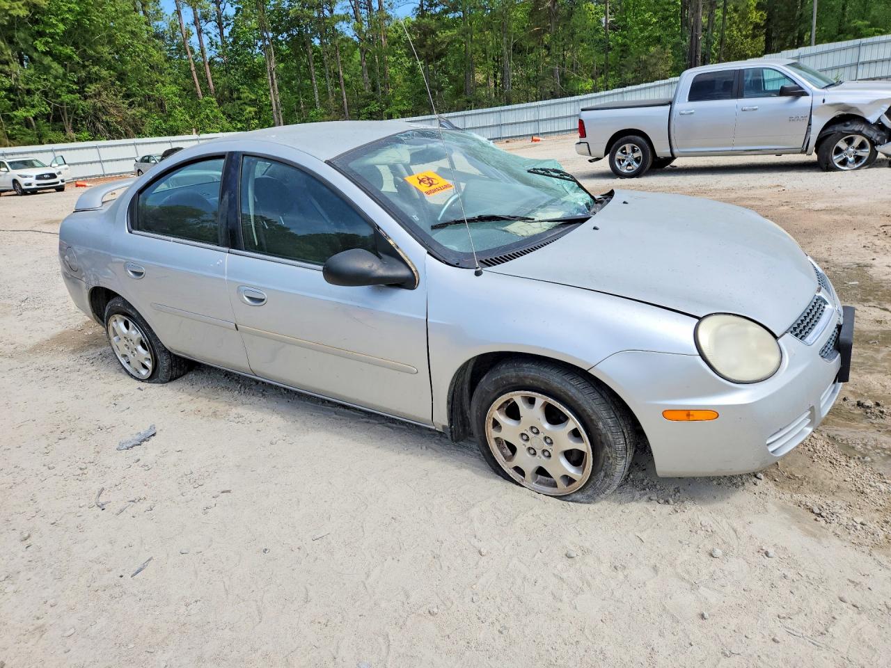 2004 Dodge Neon Sxt Silver vin: 1B3ES56C74D646456