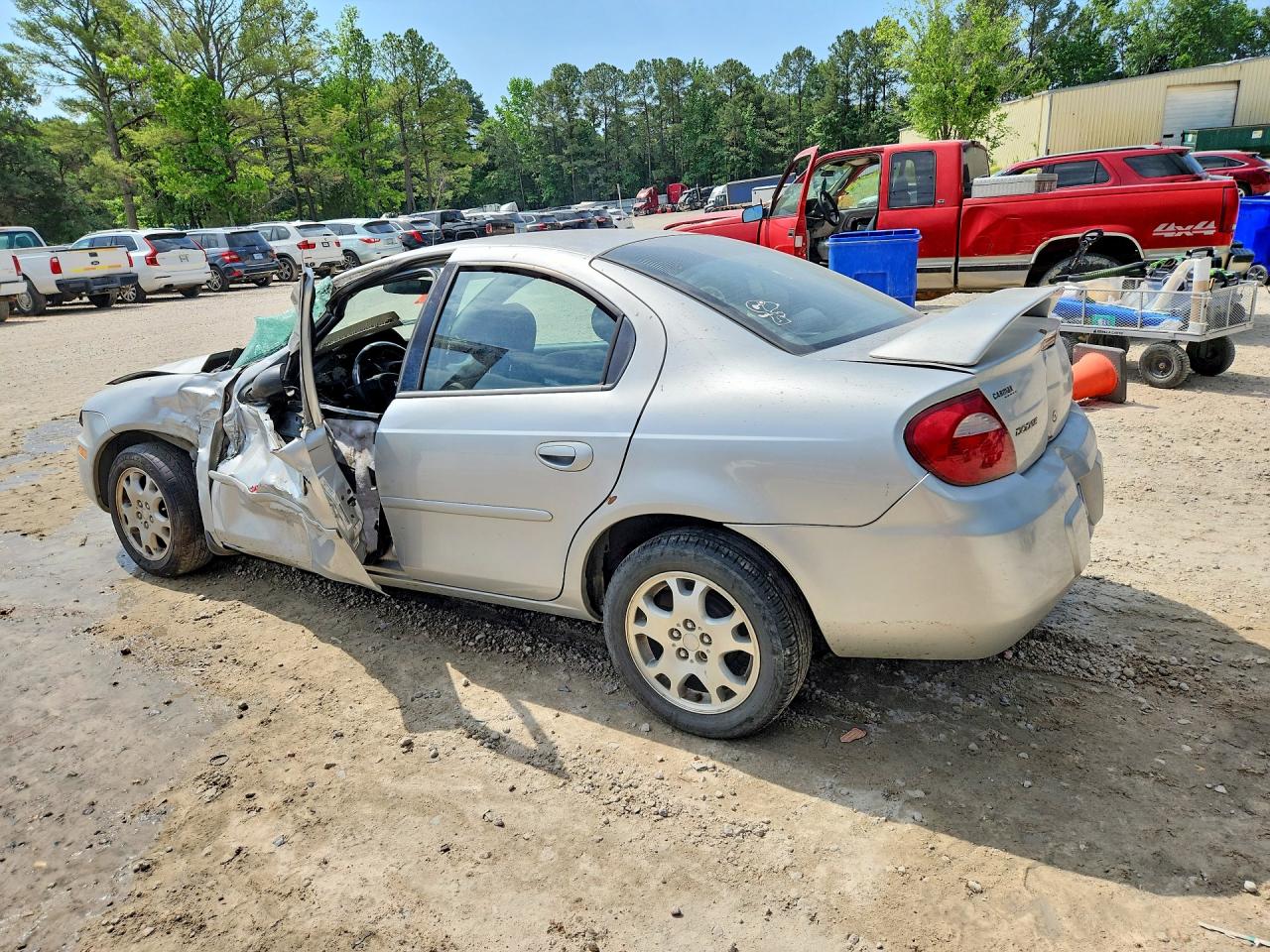 2004 Dodge Neon Sxt Silver vin: 1B3ES56C74D646456