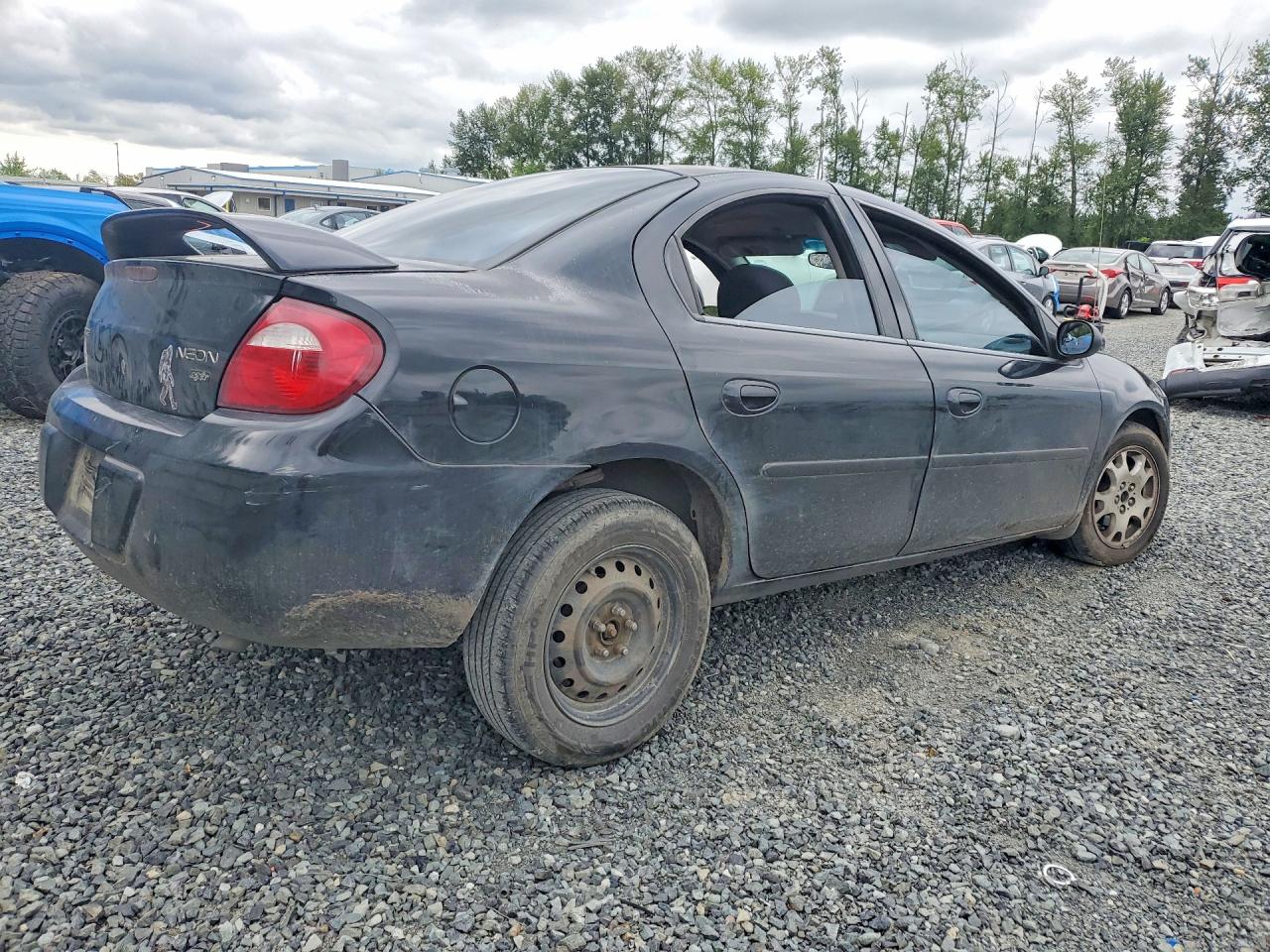 2005 Dodge Neon Sxt Black vin: 1B3ES56C75D115338