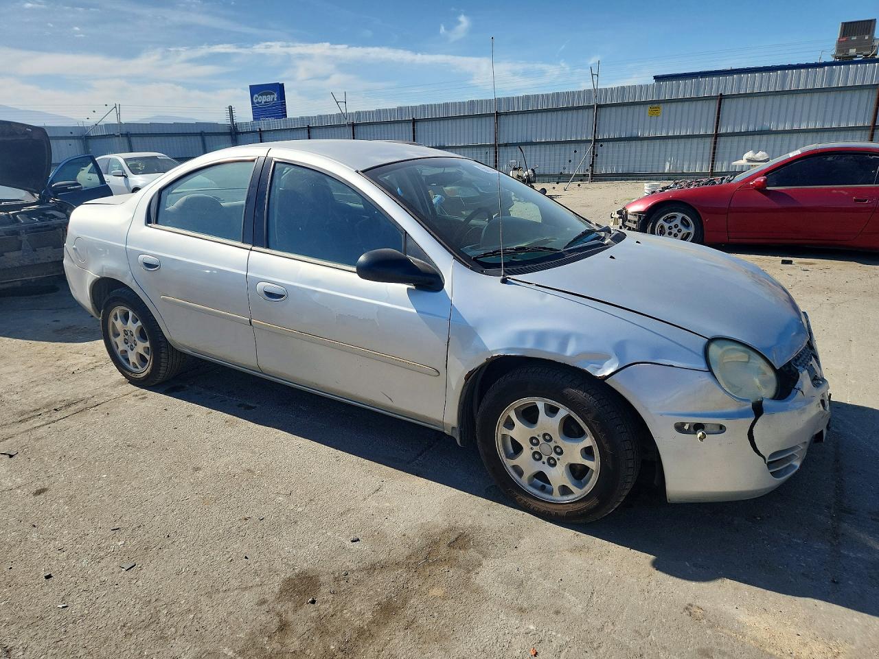 2005 Dodge Neon Sxt Silver vin: 1B3ES56C75D158819