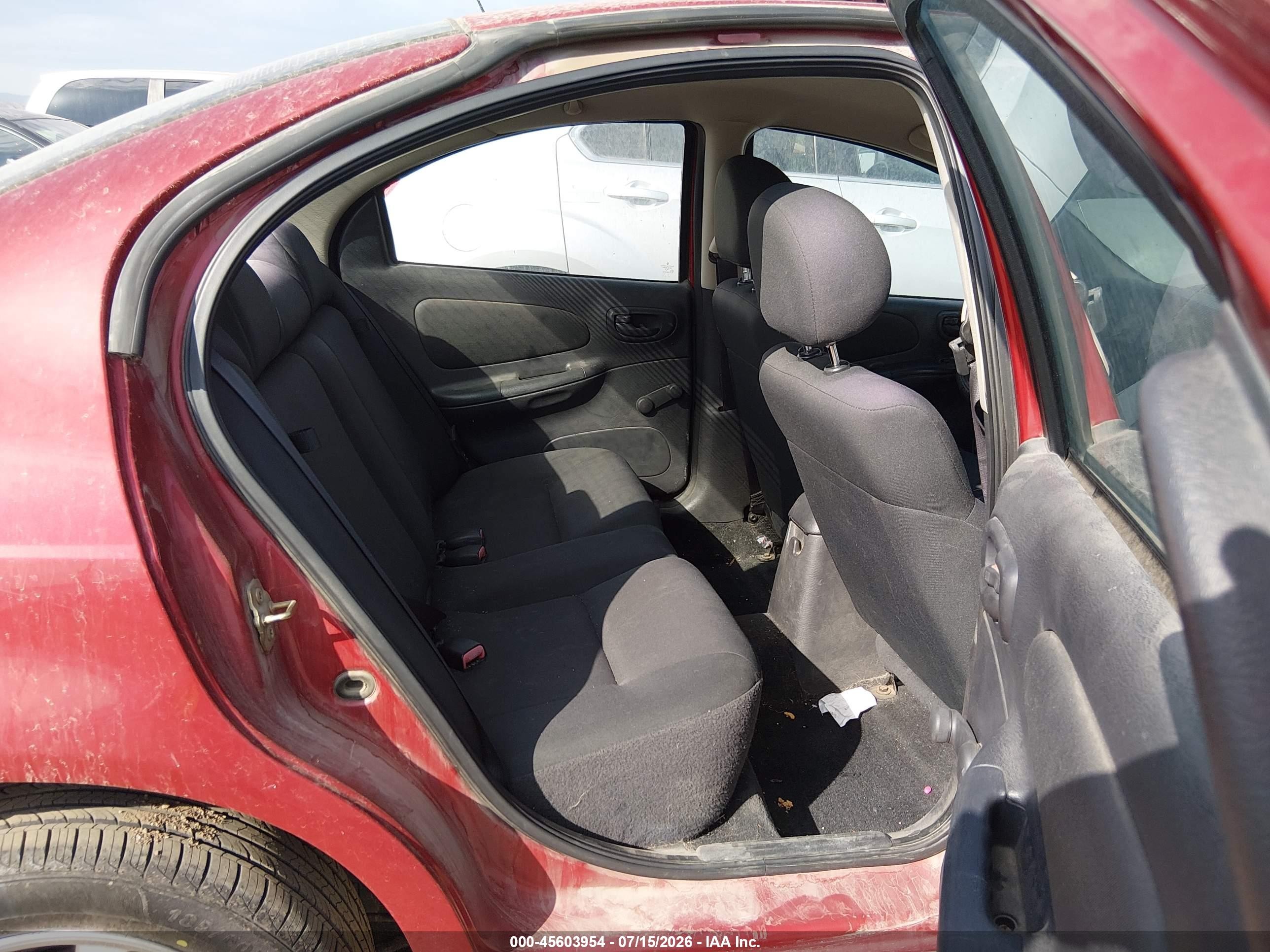 2005 Dodge Neon Sxt Red vin: 1B3ES56C75D179864