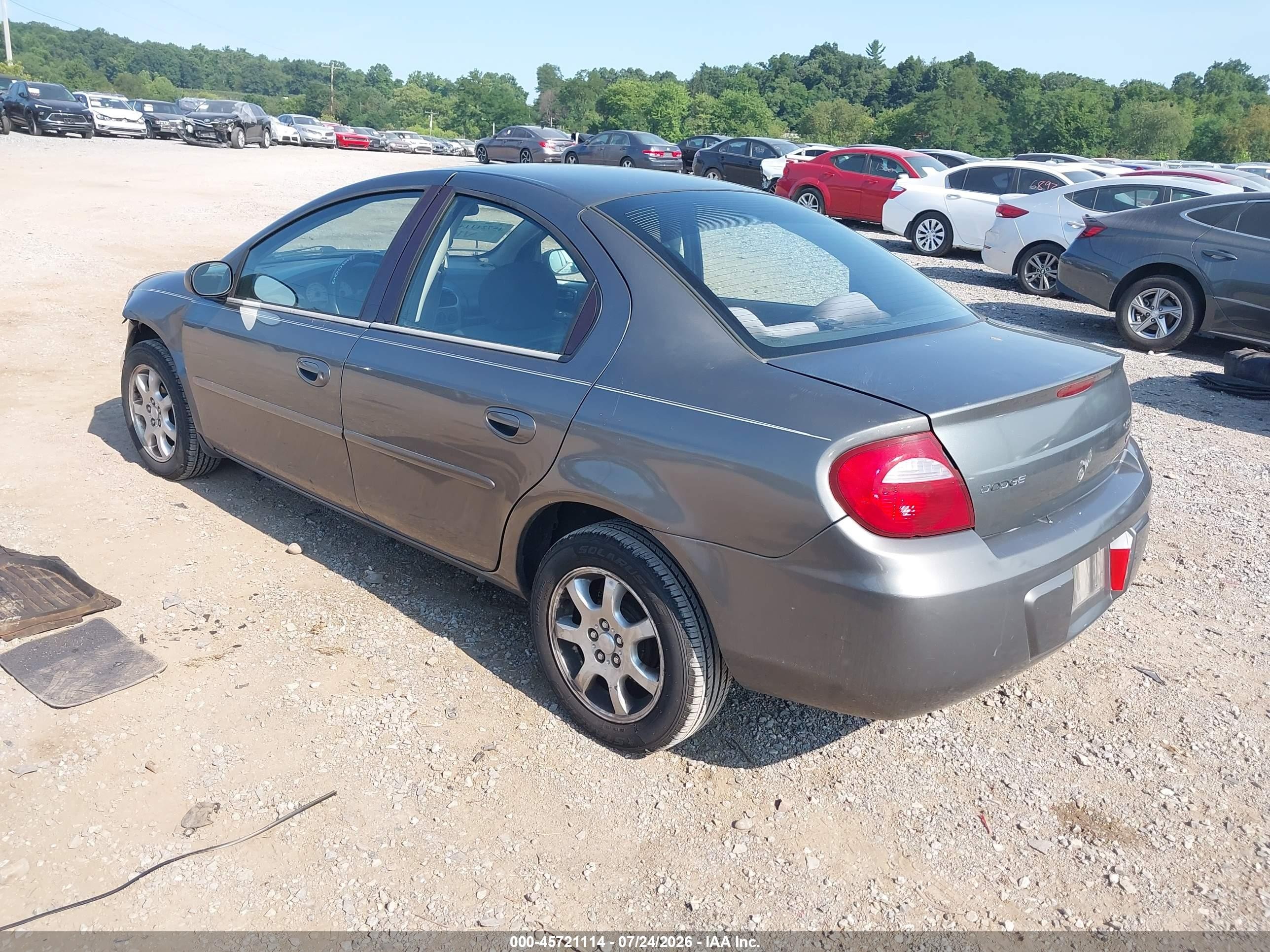 2005 Dodge Neon Sxt Gray vin: 1B3ES56C75D243143