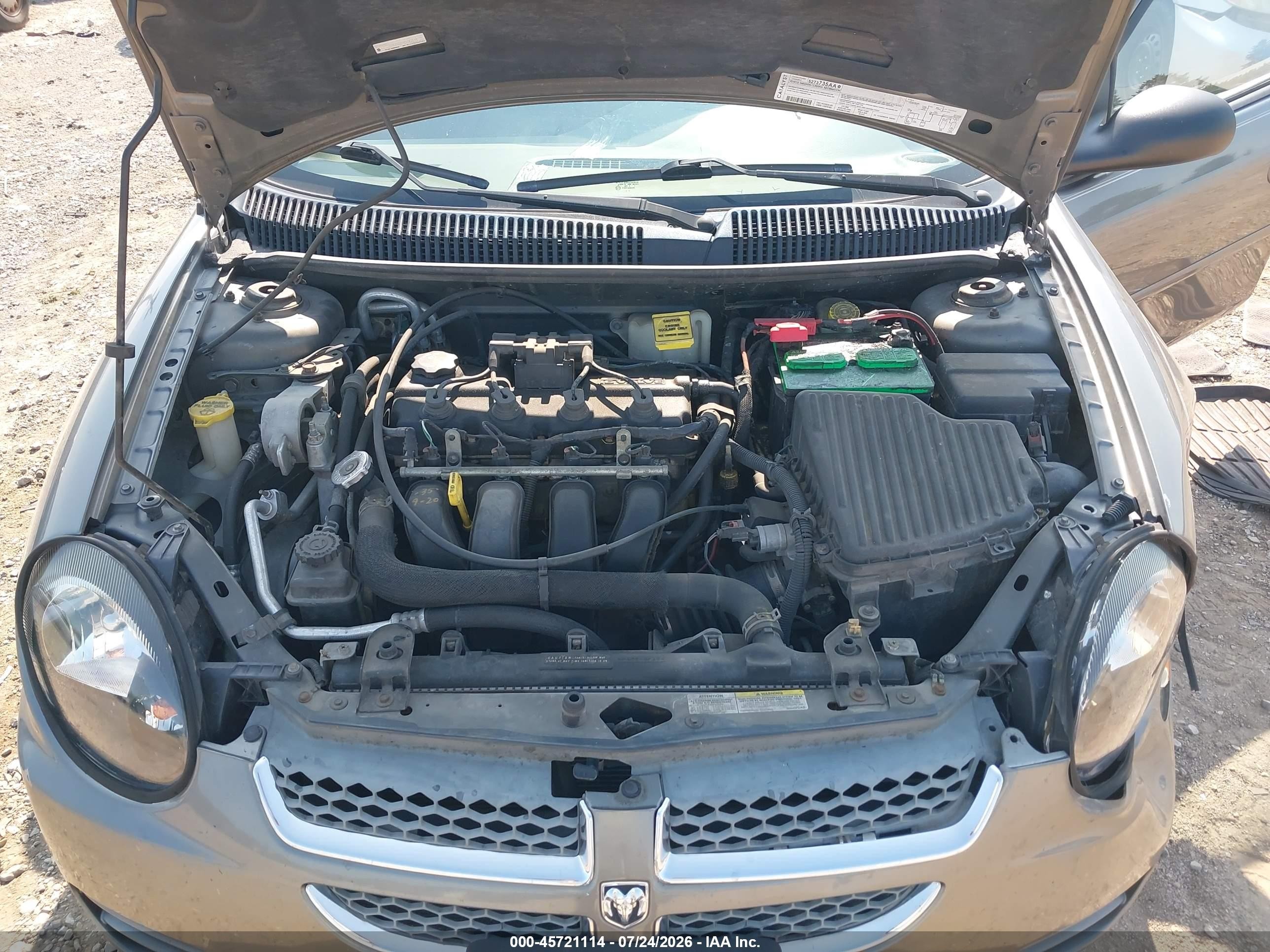2005 Dodge Neon Sxt Gray vin: 1B3ES56C75D243143