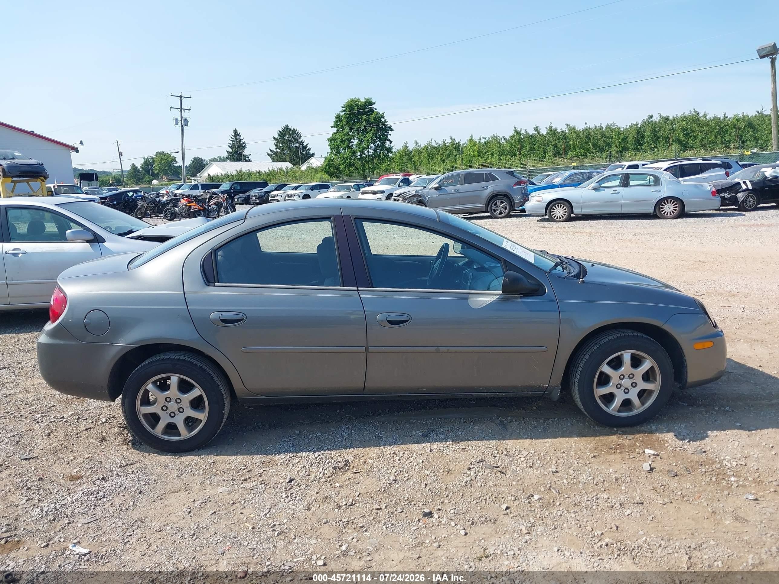 2005 Dodge Neon Sxt Gray vin: 1B3ES56C75D243143