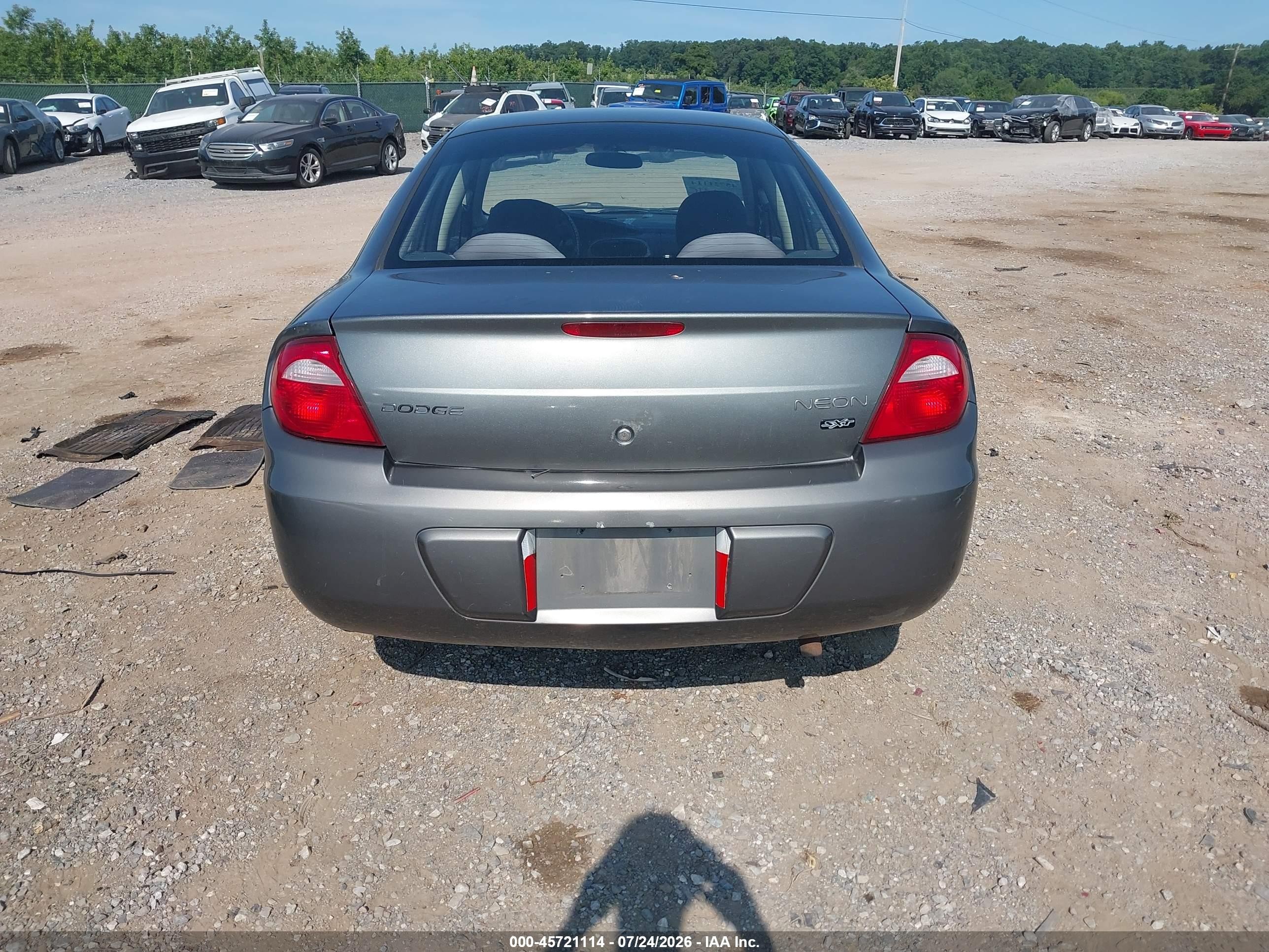 2005 Dodge Neon Sxt Gray vin: 1B3ES56C75D243143