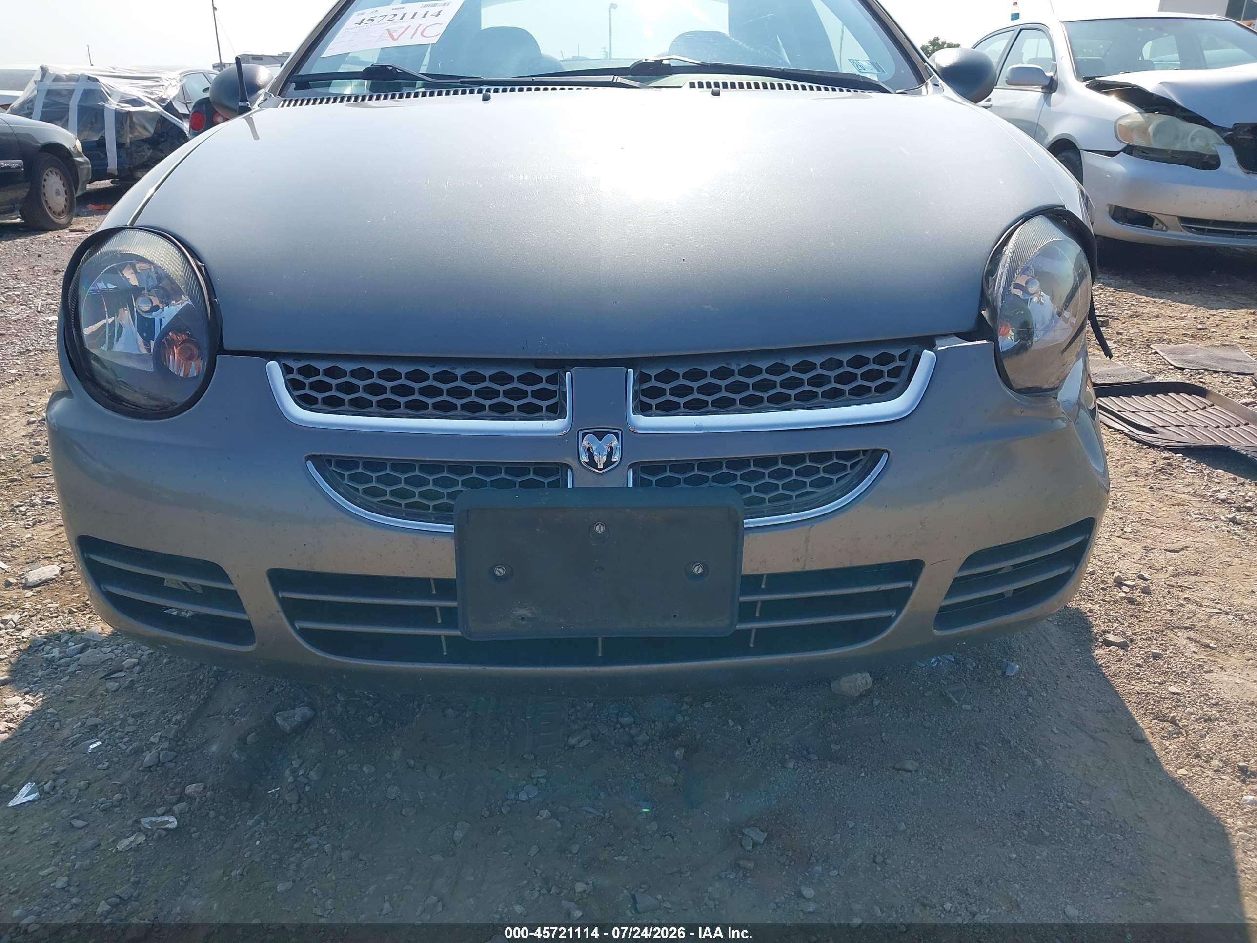2005 Dodge Neon Sxt Gray vin: 1B3ES56C75D243143