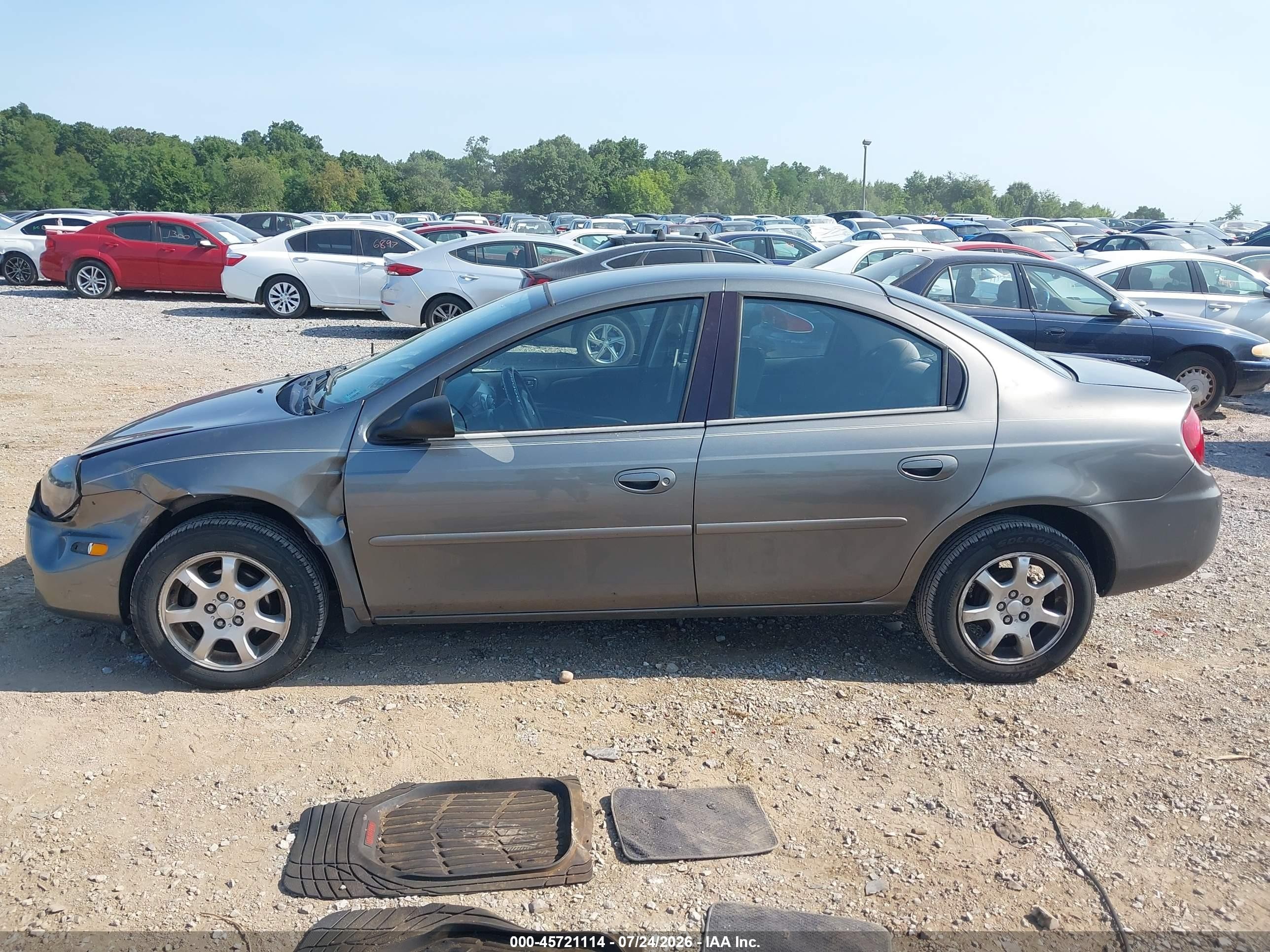 2005 Dodge Neon Sxt Gray vin: 1B3ES56C75D243143