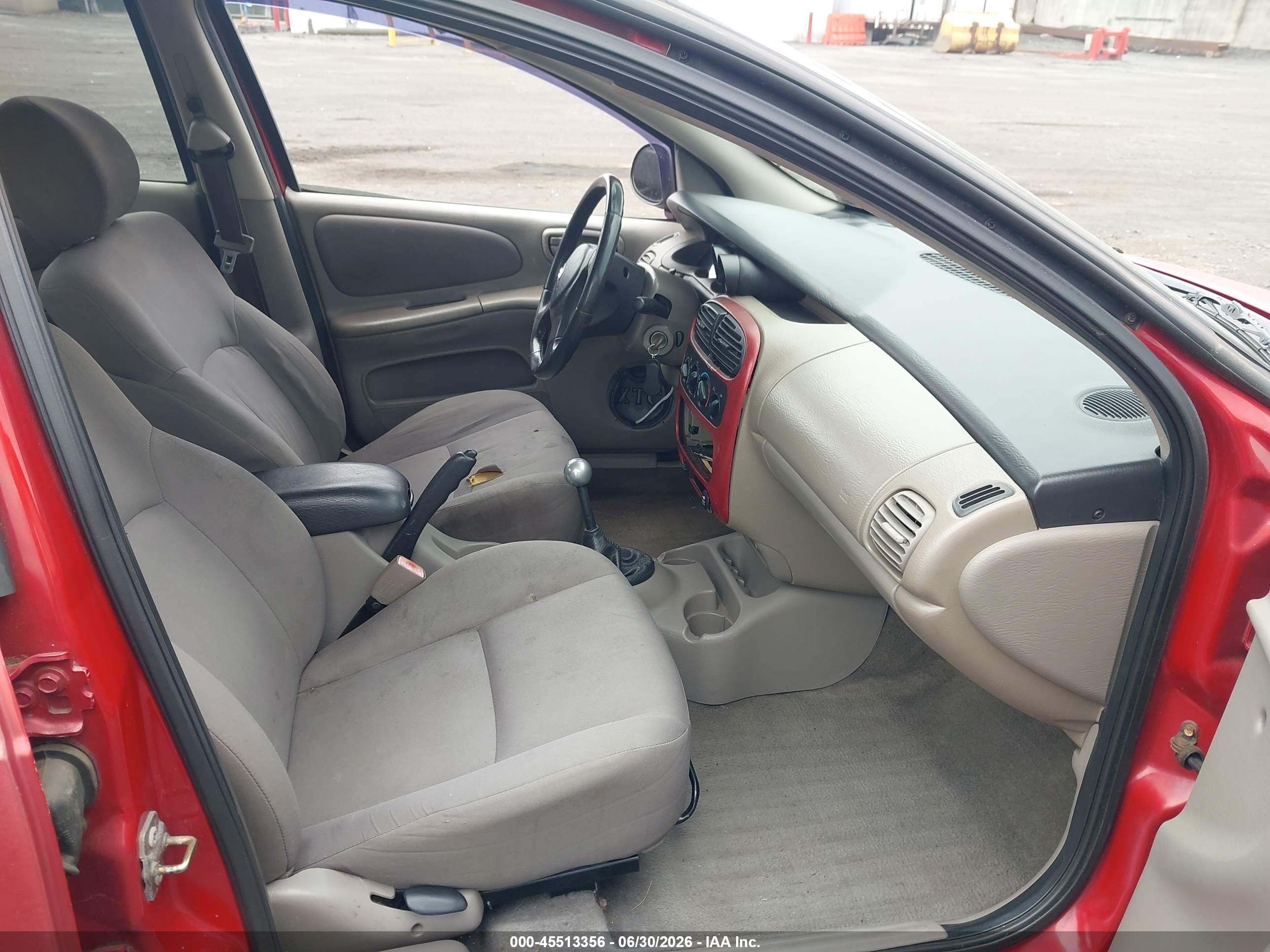 2005 Dodge Neon Sxt Red vin: 1B3ES56C75D278880