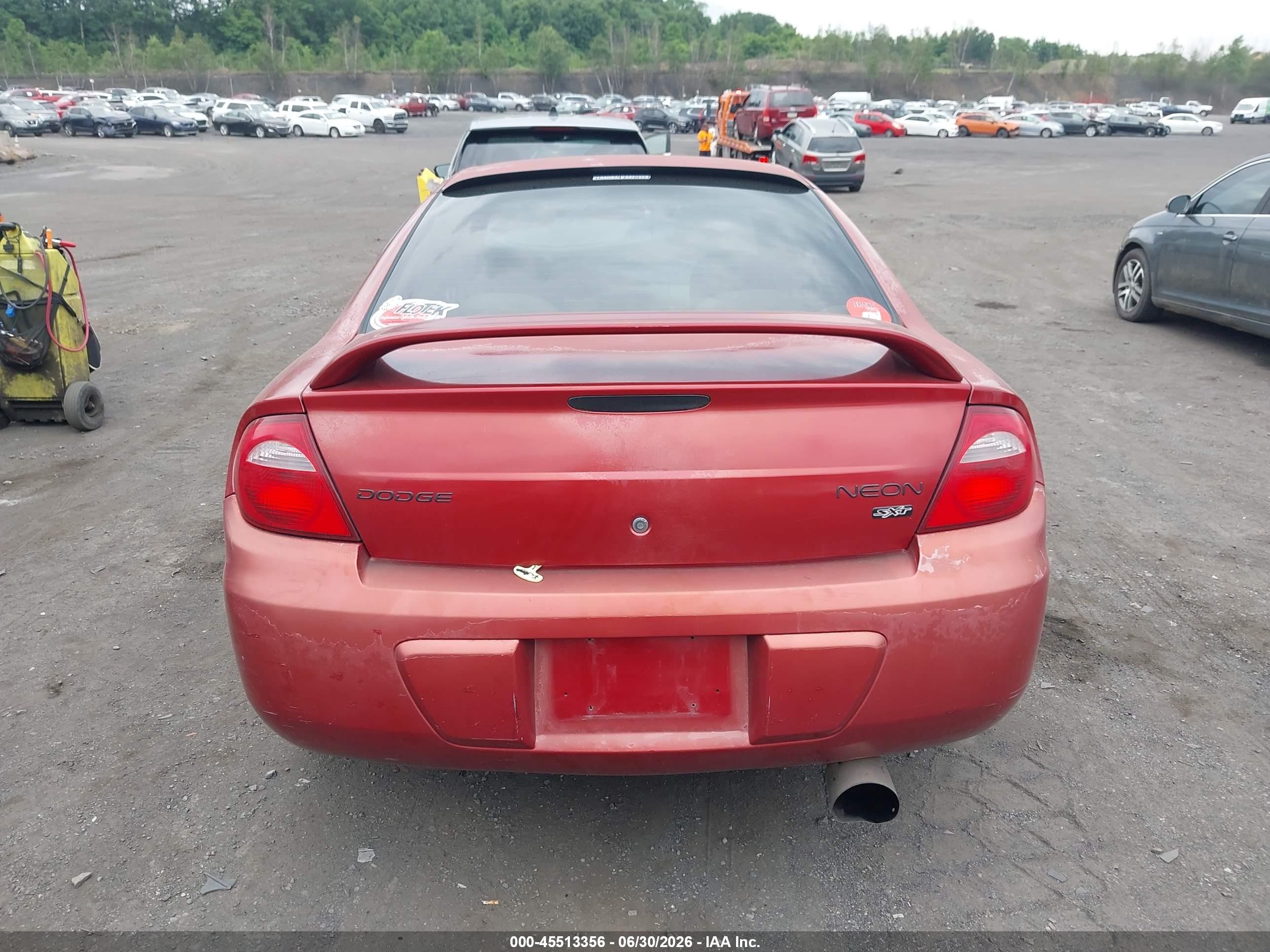 2005 Dodge Neon Sxt Red vin: 1B3ES56C75D278880