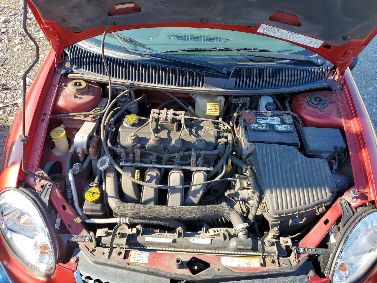 2003 Dodge Neon Sxt Red vin: 1B3ES56C83D107018