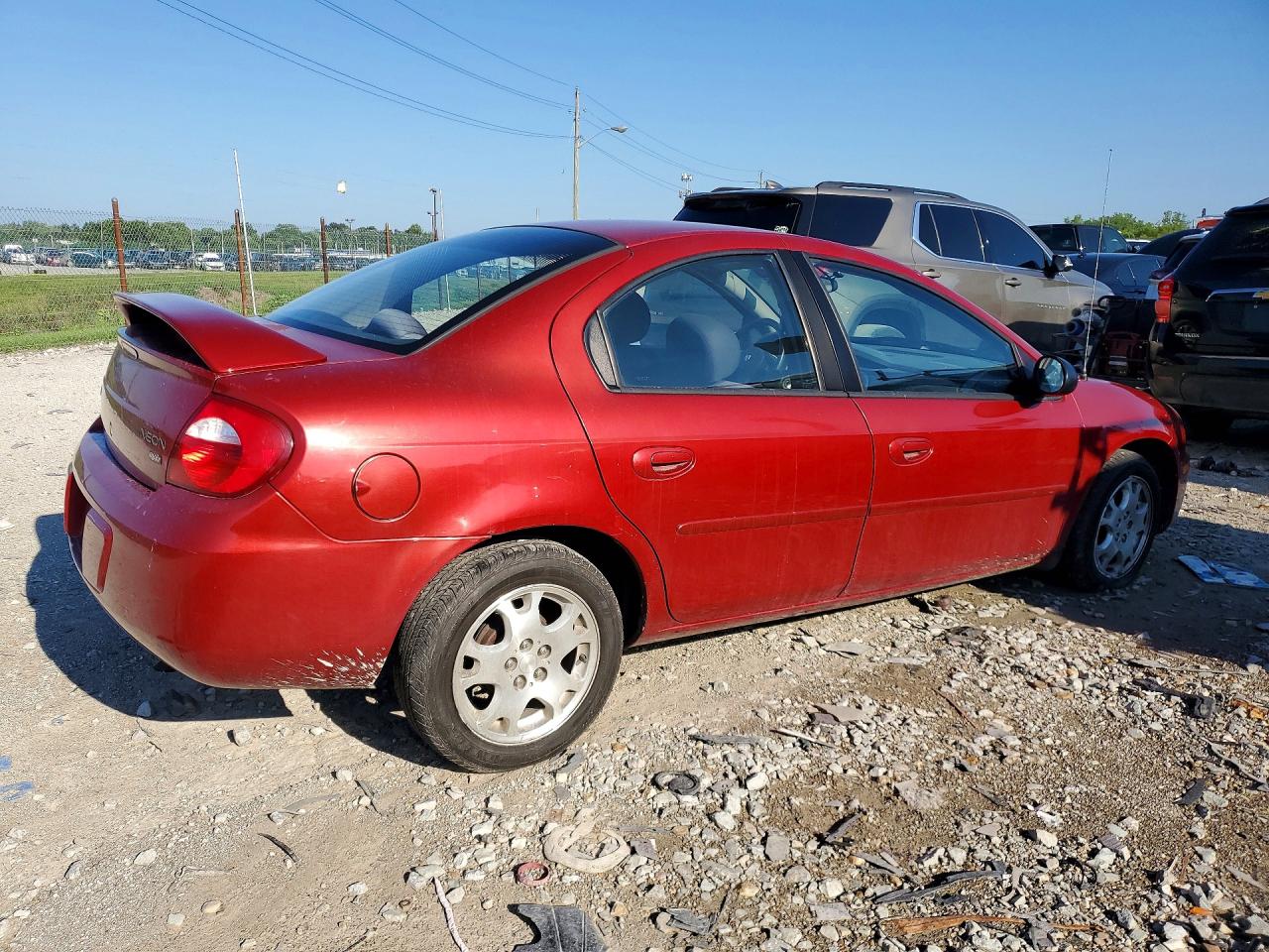 2003 Dodge Neon Sxt Red vin: 1B3ES56C83D107018