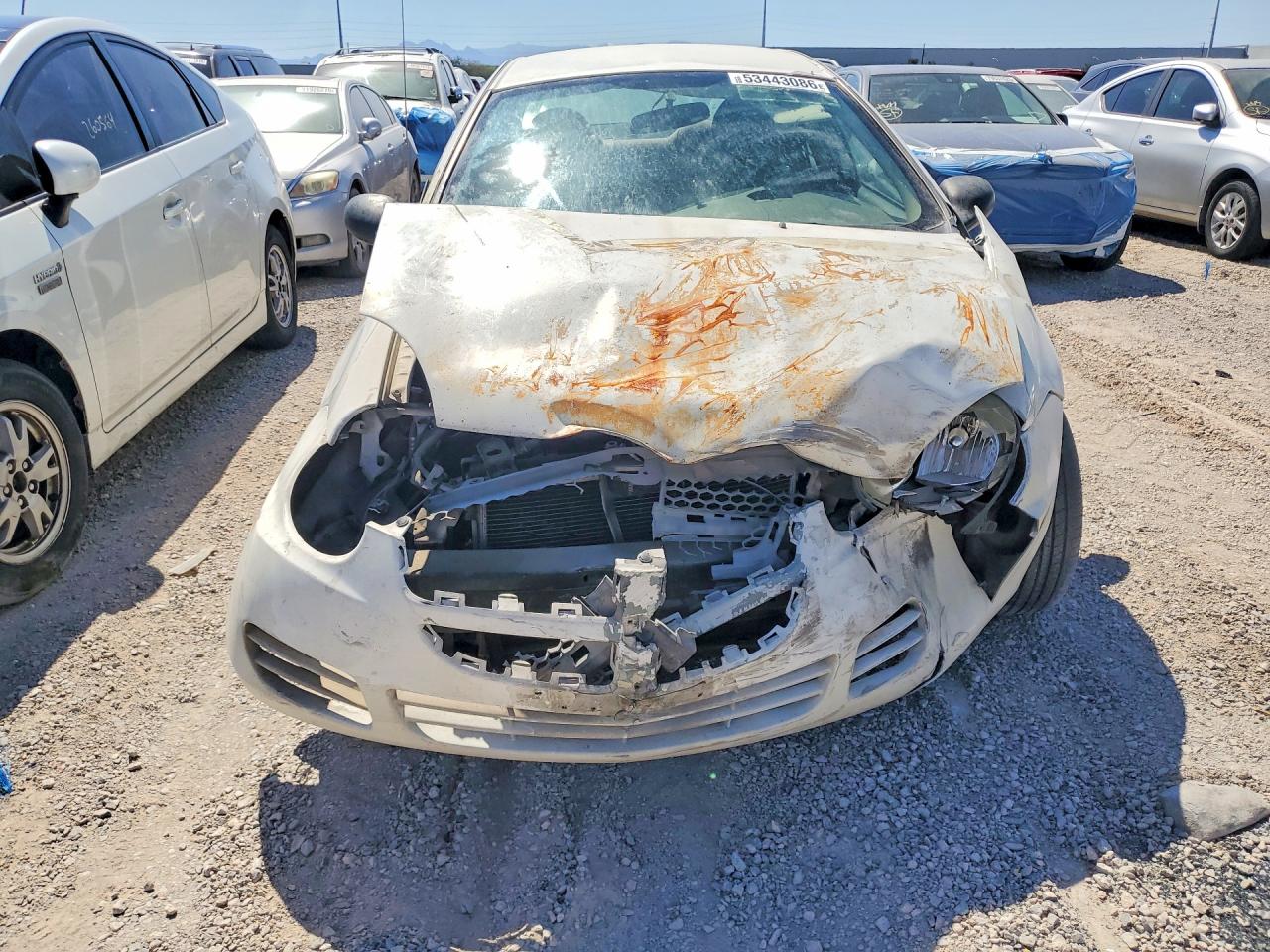 2005 Dodge Neon Sxt White vin: 1B3ES56C85D150650