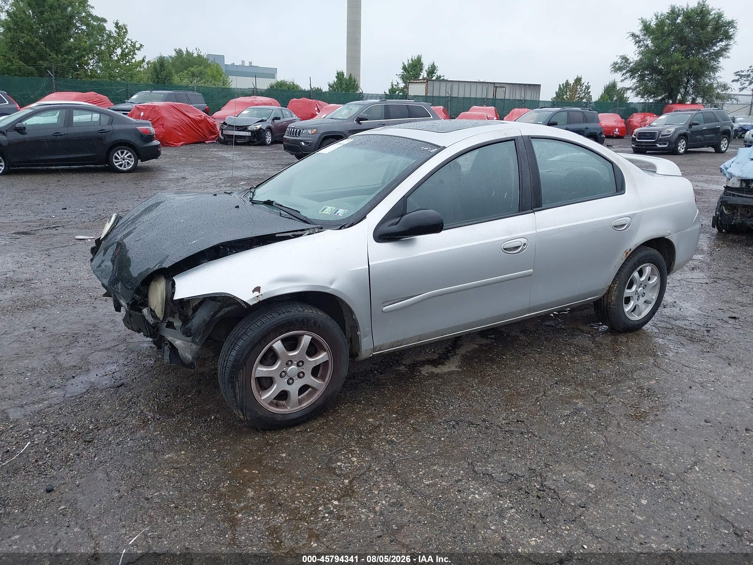 2005 Dodge Neon Sxt Silver vin: 1B3ES56C85D251994