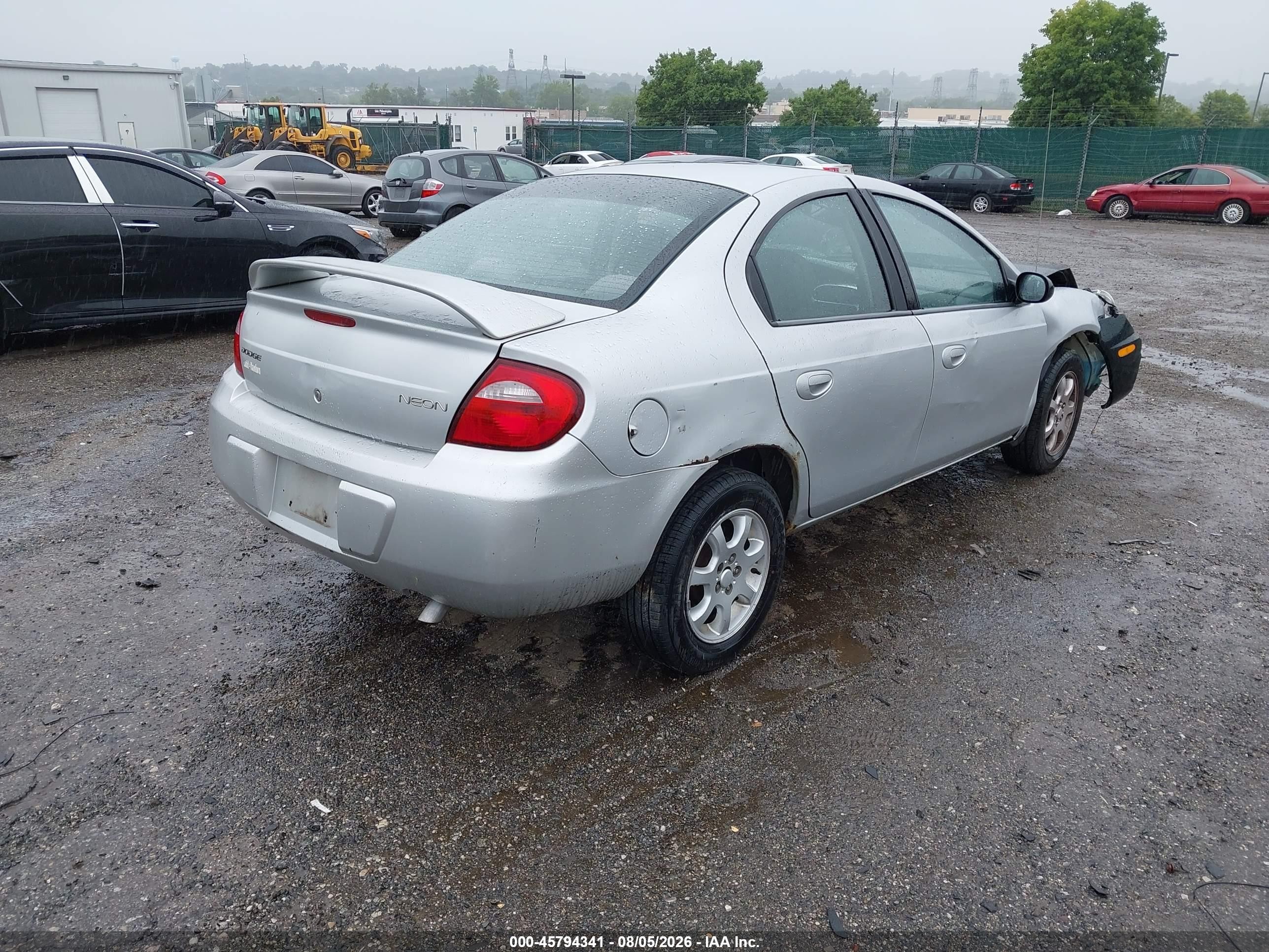 2005 Dodge Neon Sxt Silver vin: 1B3ES56C85D251994