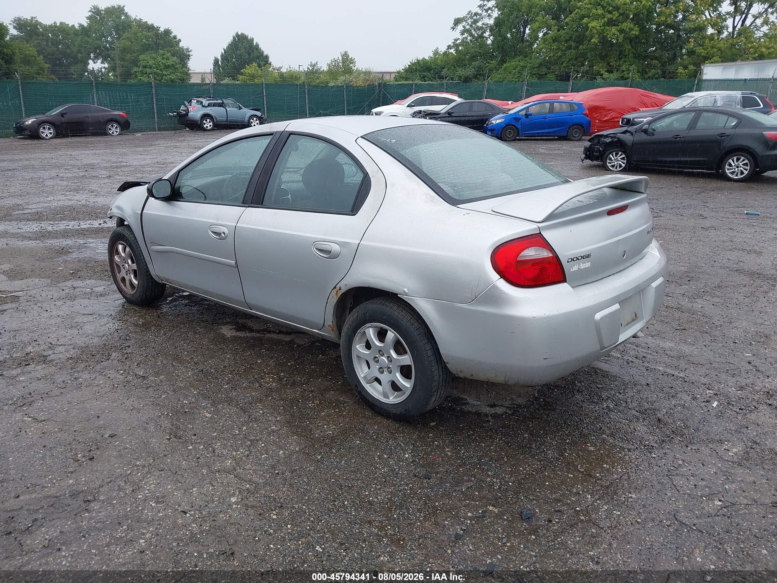 2005 Dodge Neon Sxt Silver vin: 1B3ES56C85D251994