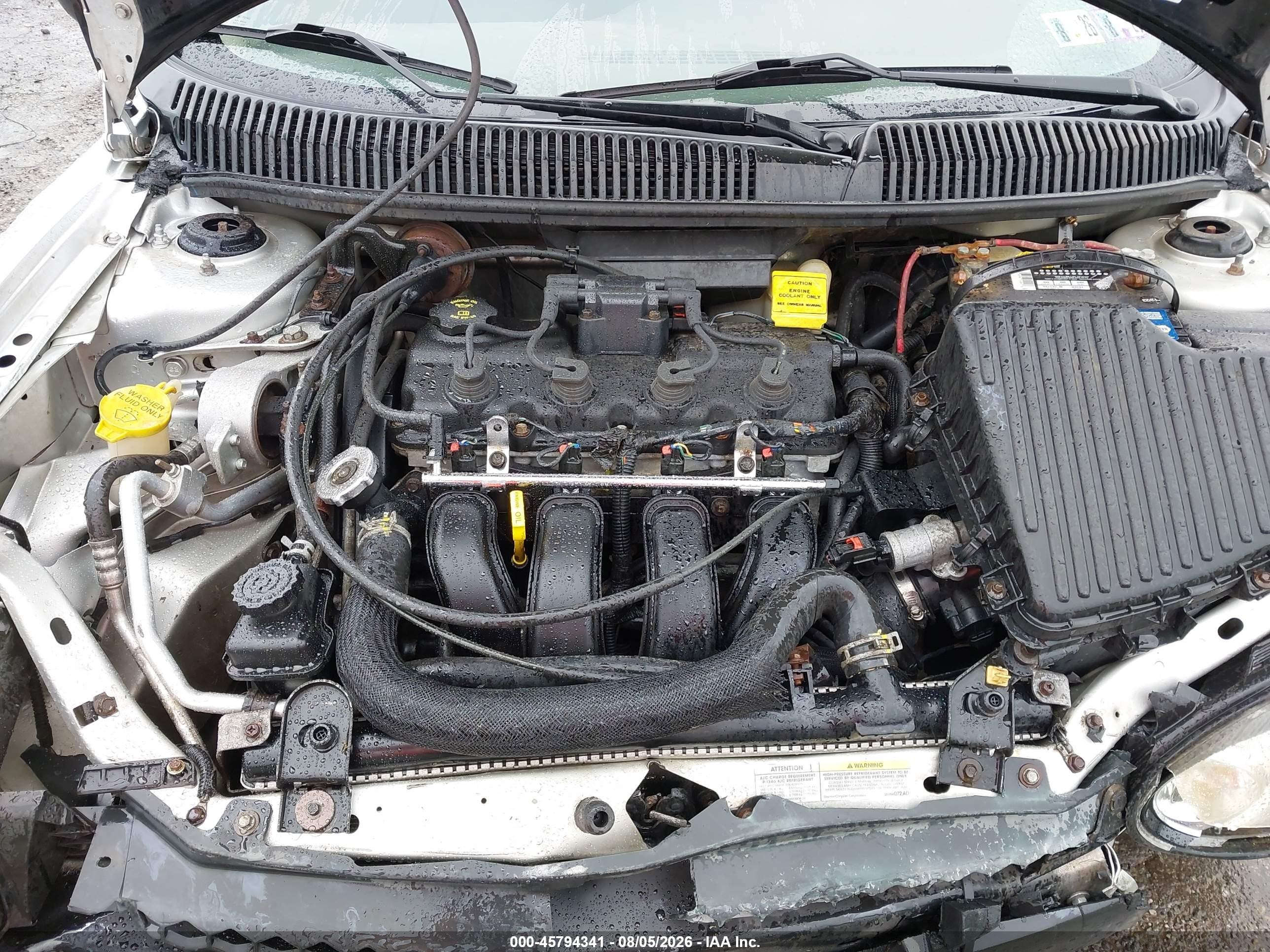 2005 Dodge Neon Sxt Silver vin: 1B3ES56C85D251994