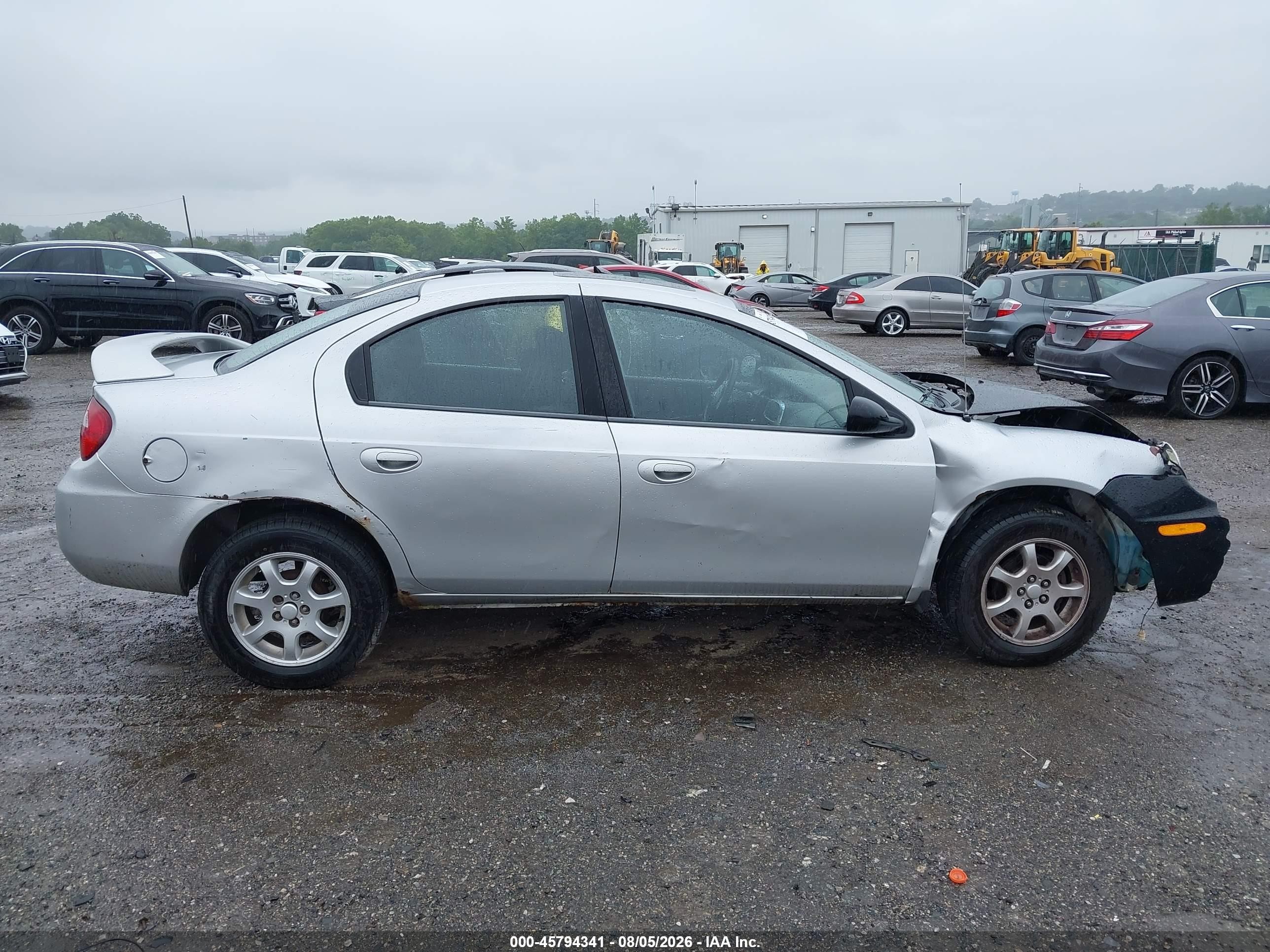 2005 Dodge Neon Sxt Silver vin: 1B3ES56C85D251994