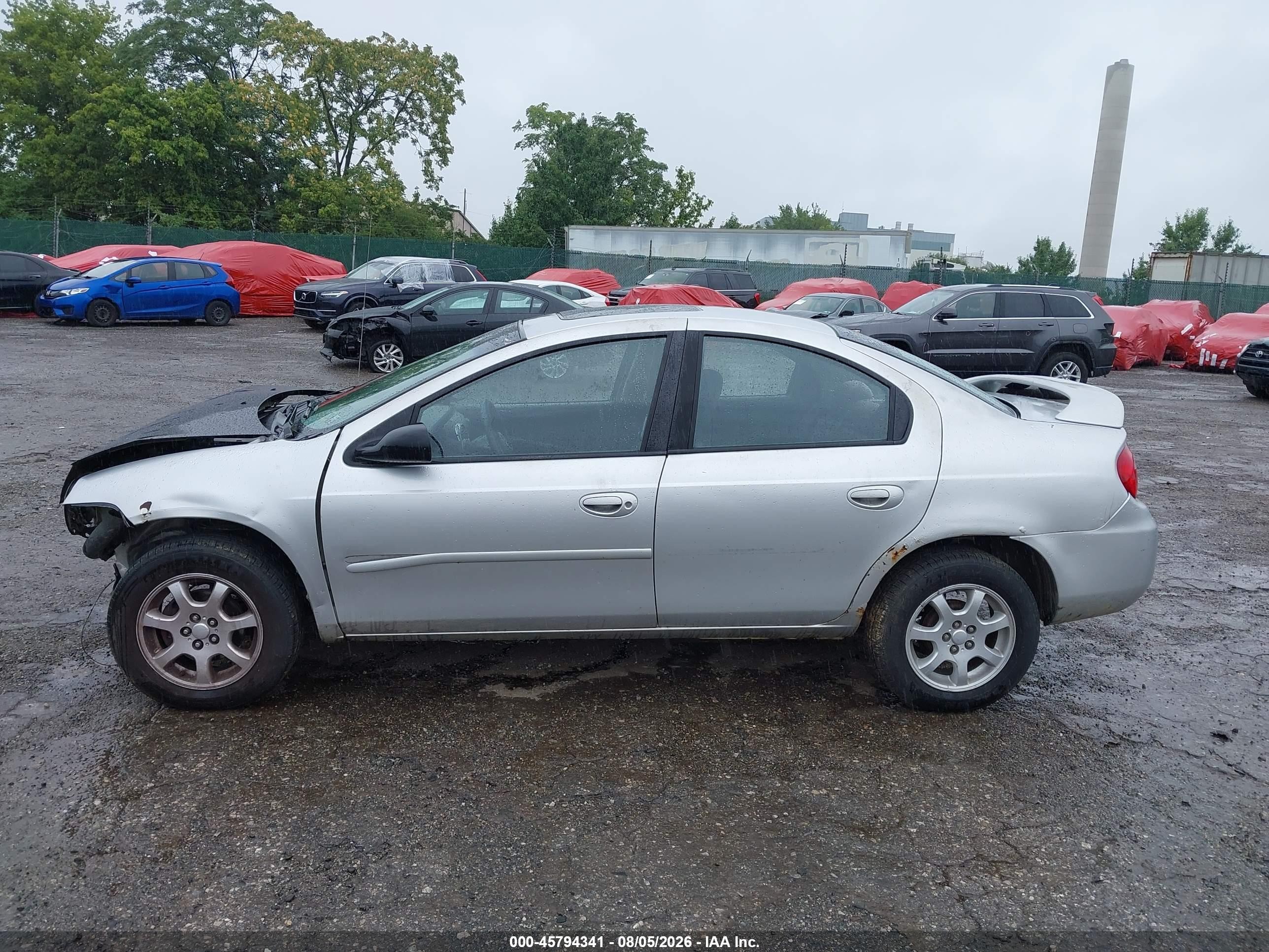 2005 Dodge Neon Sxt Silver vin: 1B3ES56C85D251994