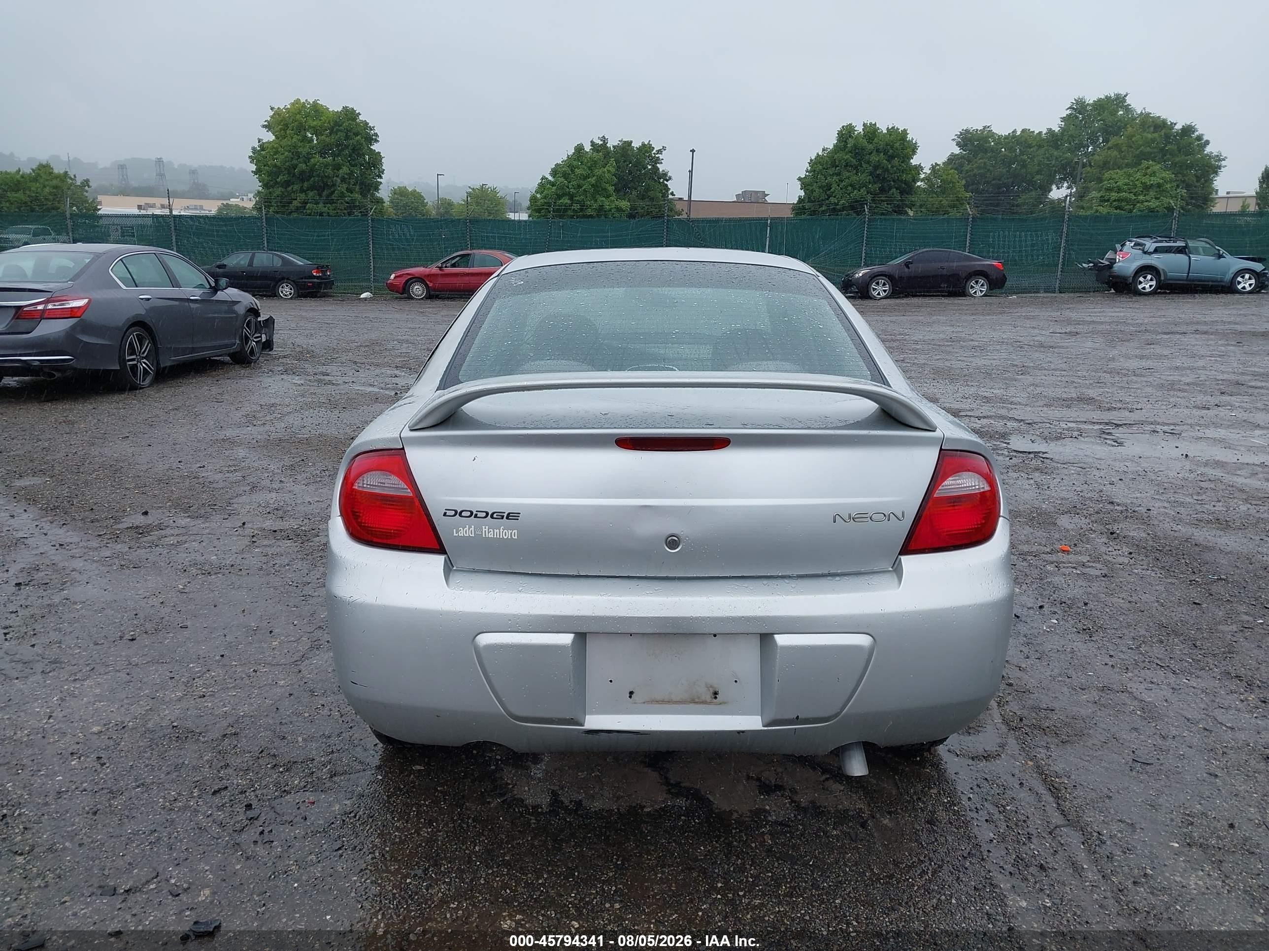 2005 Dodge Neon Sxt Silver vin: 1B3ES56C85D251994
