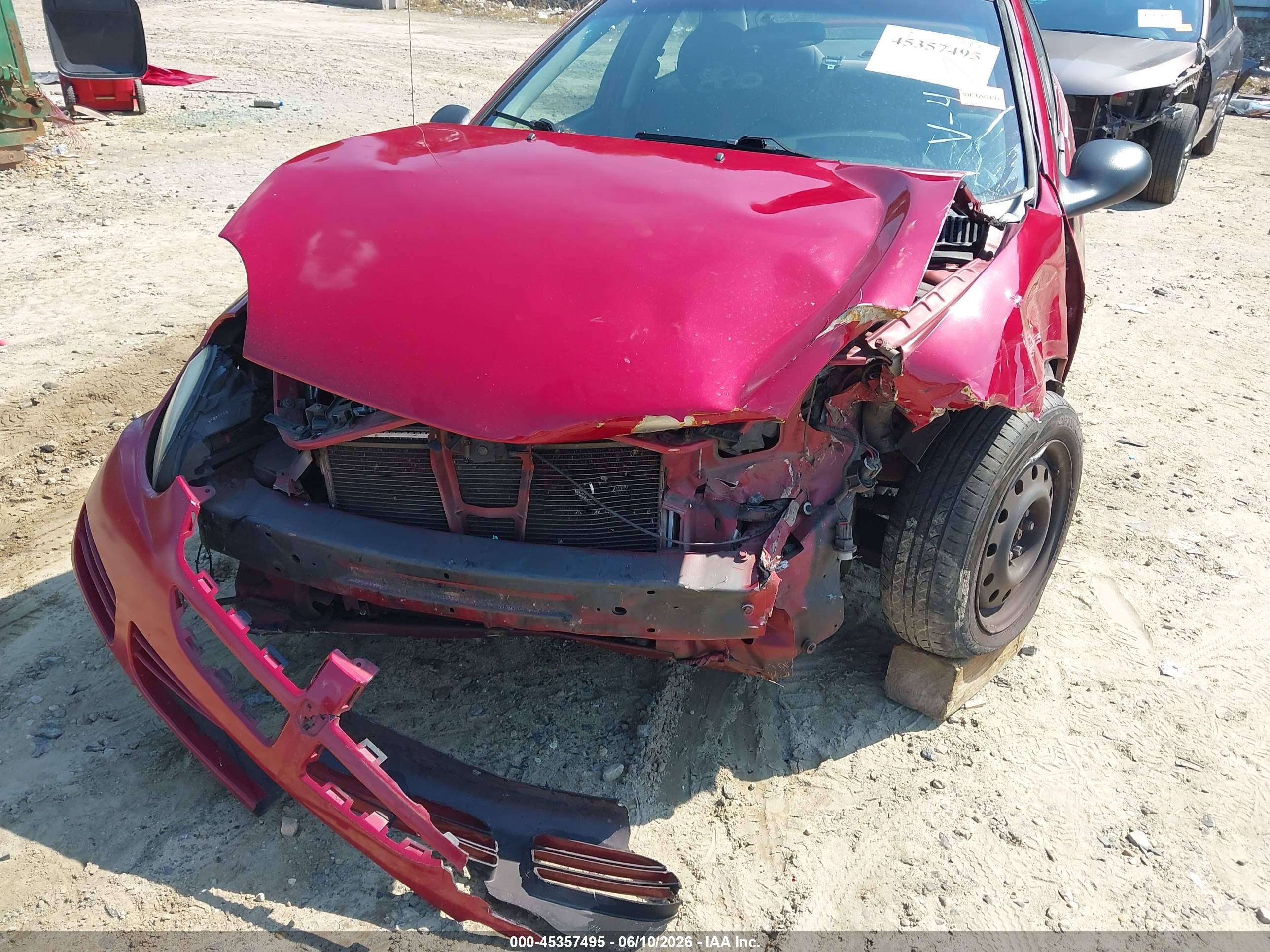2005 Dodge Neon Sxt Red vin: 1B3ES56C85D284994