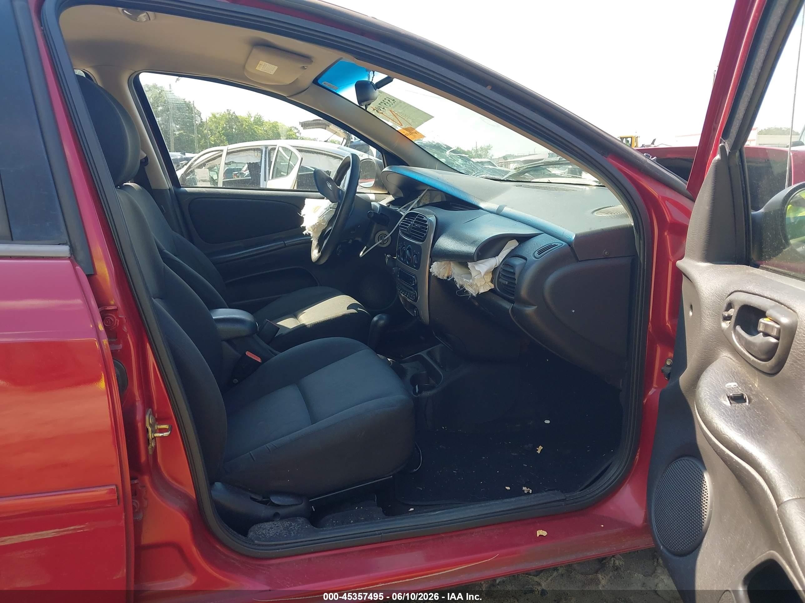 2005 Dodge Neon Sxt Red vin: 1B3ES56C85D284994