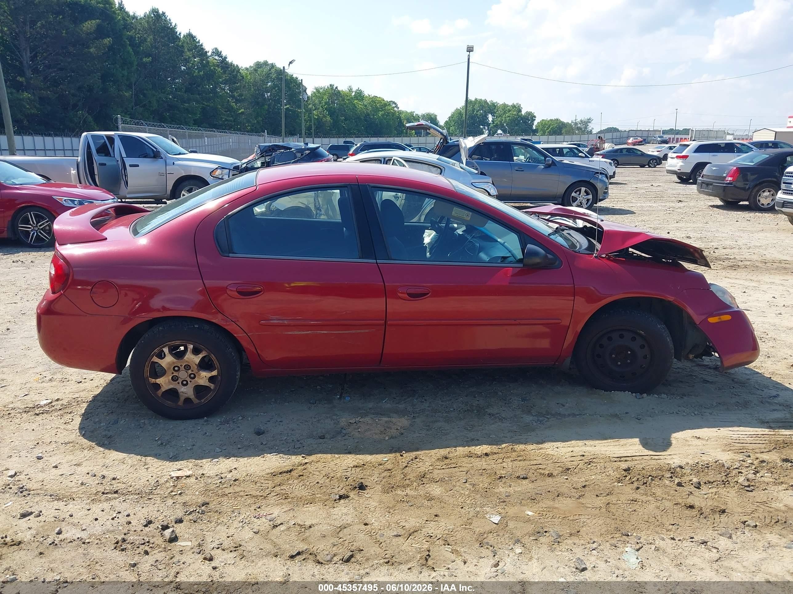 2005 Dodge Neon Sxt Red vin: 1B3ES56C85D284994