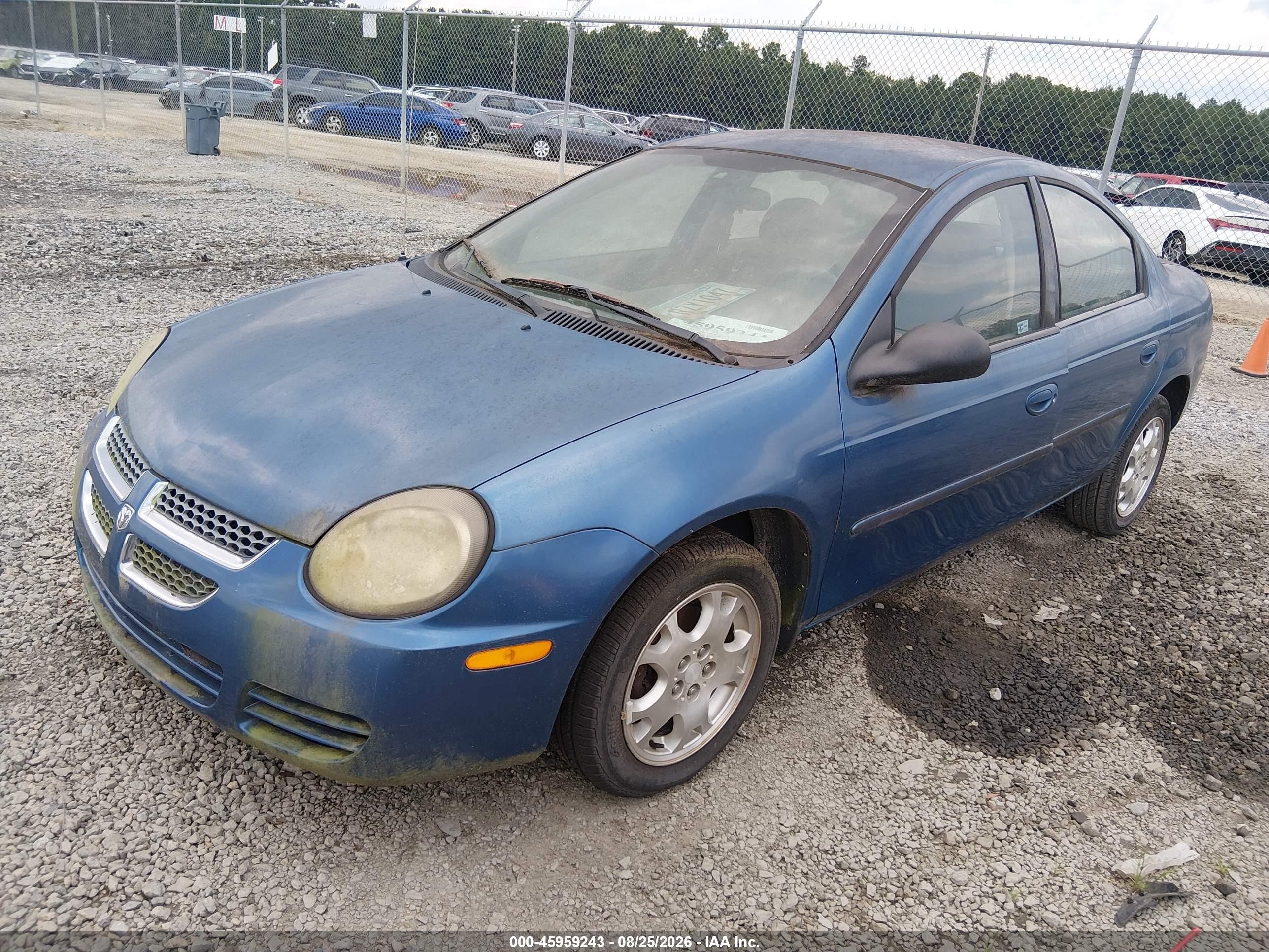 2003 Dodge Neon Sxt Blue vin: 1B3ES56C93D187347