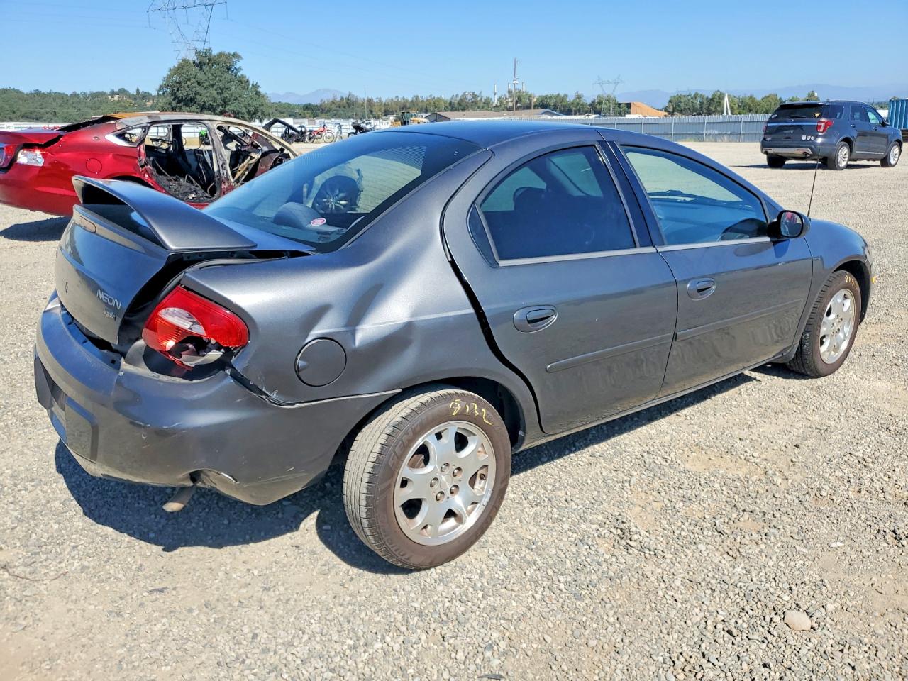 2004 Dodge Neon Sxt Gray vin: 1B3ES56C94D510720