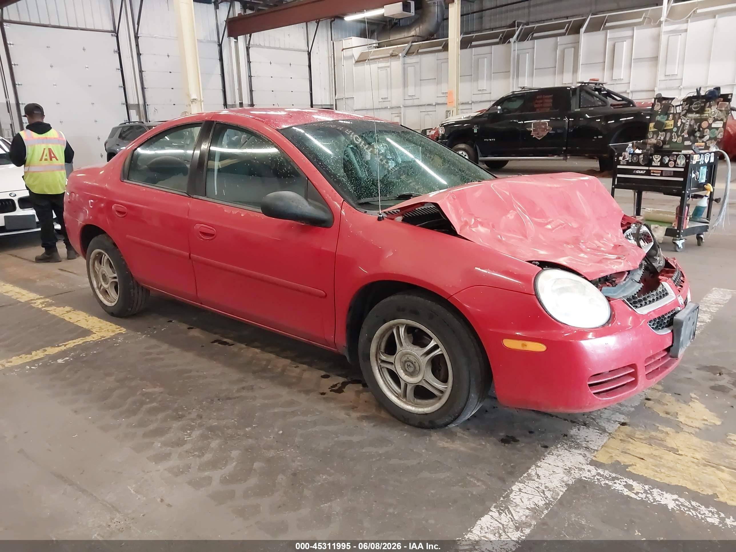 2004 Dodge Neon Sxt Red vin: 1B3ES56C94D536685