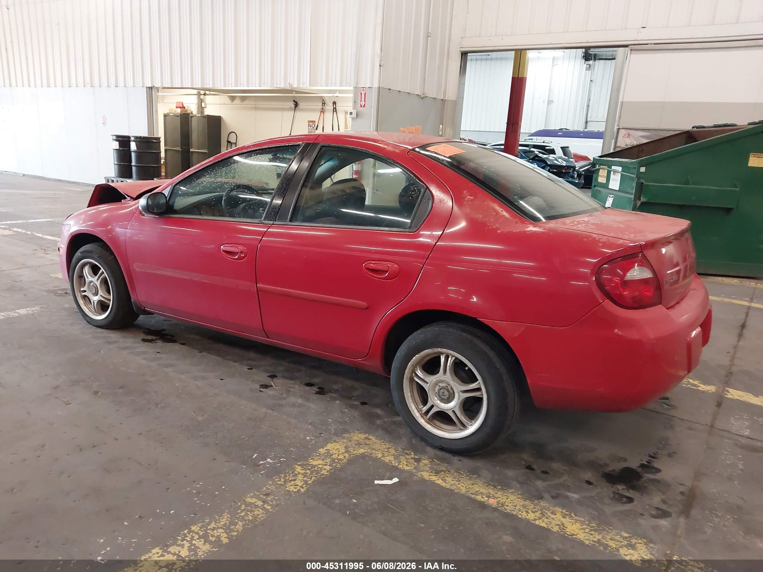 2004 Dodge Neon Sxt Red vin: 1B3ES56C94D536685