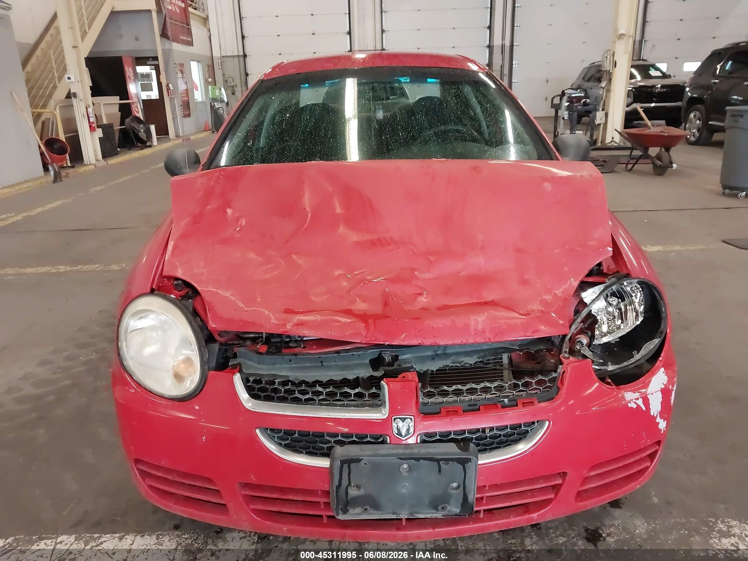 2004 Dodge Neon Sxt Red vin: 1B3ES56C94D536685
