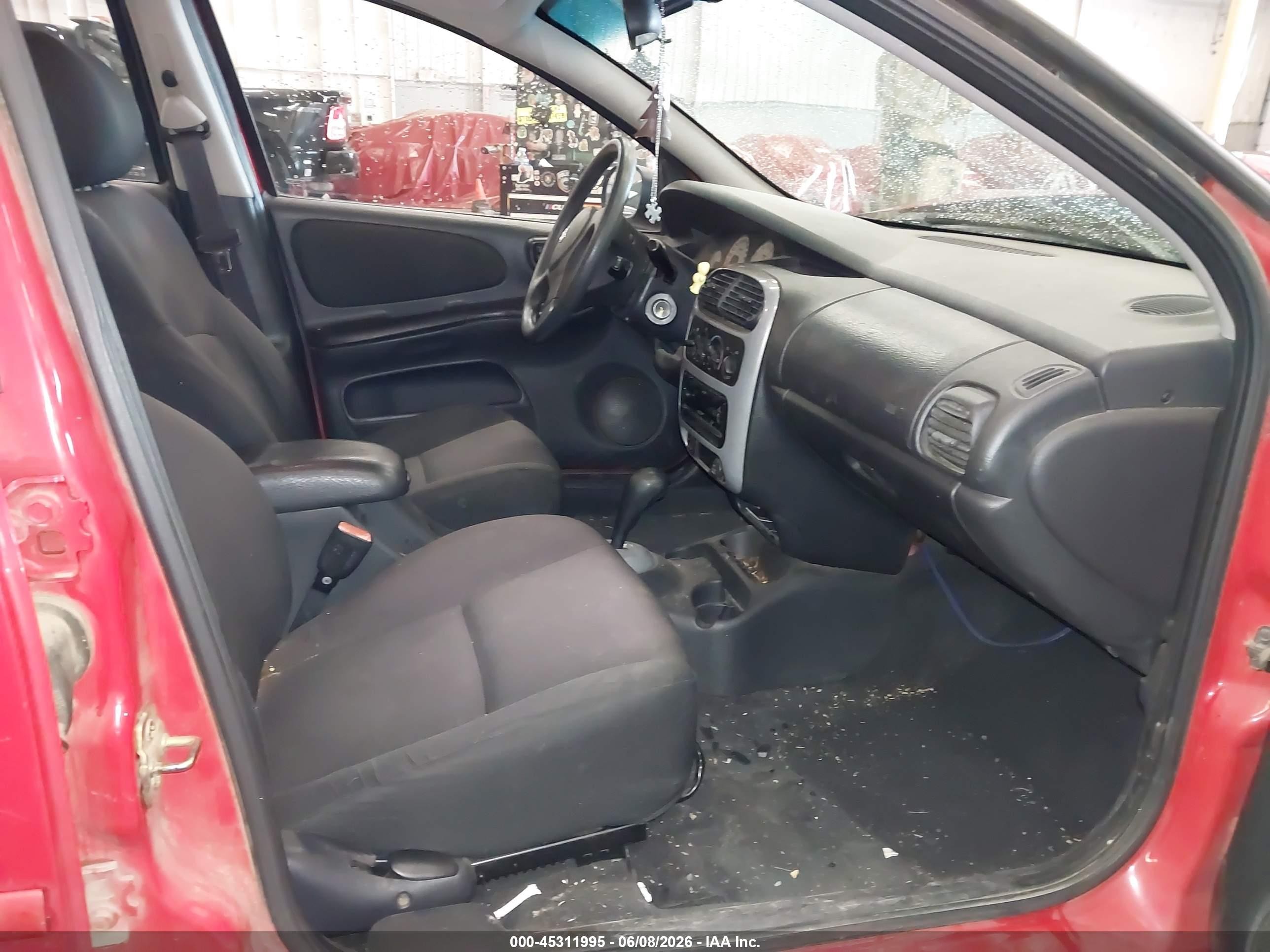 2004 Dodge Neon Sxt Red vin: 1B3ES56C94D536685