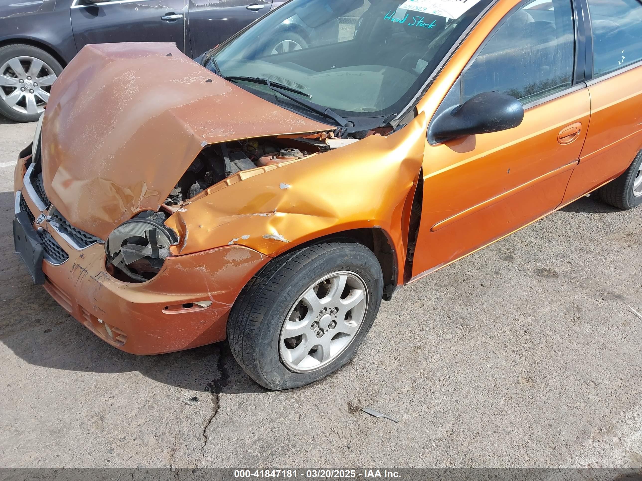 2005 Dodge Neon Sxt Оранжевый vin: 1B3ES56C95D136384
