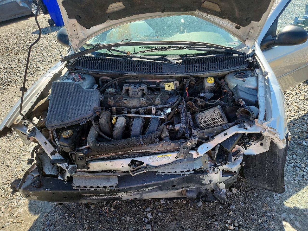 2003 Dodge Neon Sxt Silver vin: 1B3ES56CX3D182643