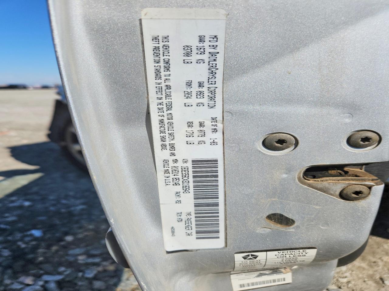 2003 Dodge Neon Sxt Silver vin: 1B3ES56CX3D182643