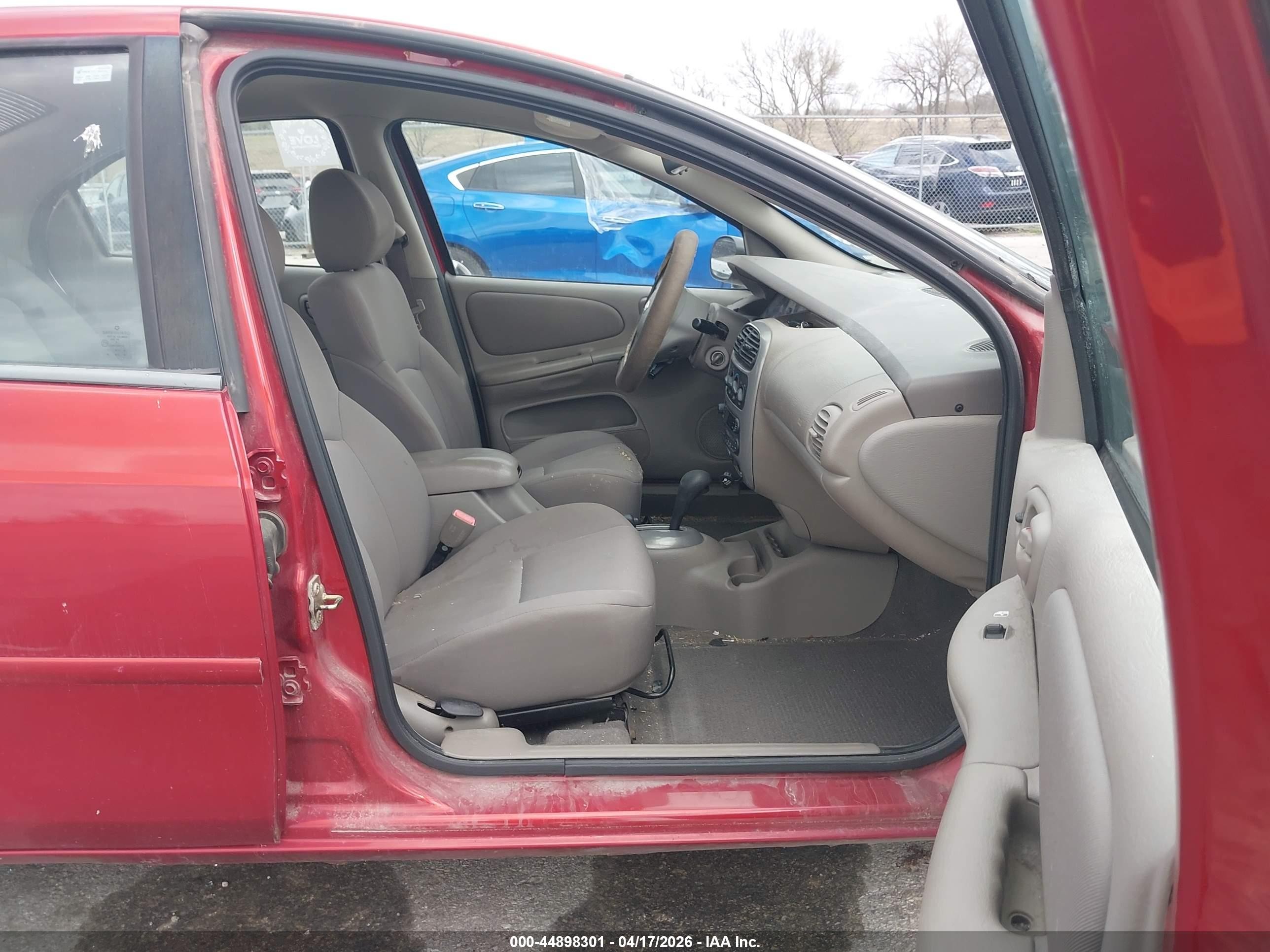 2005 Dodge Neon Sxt Red vin: 1B3ES56CX5D108433