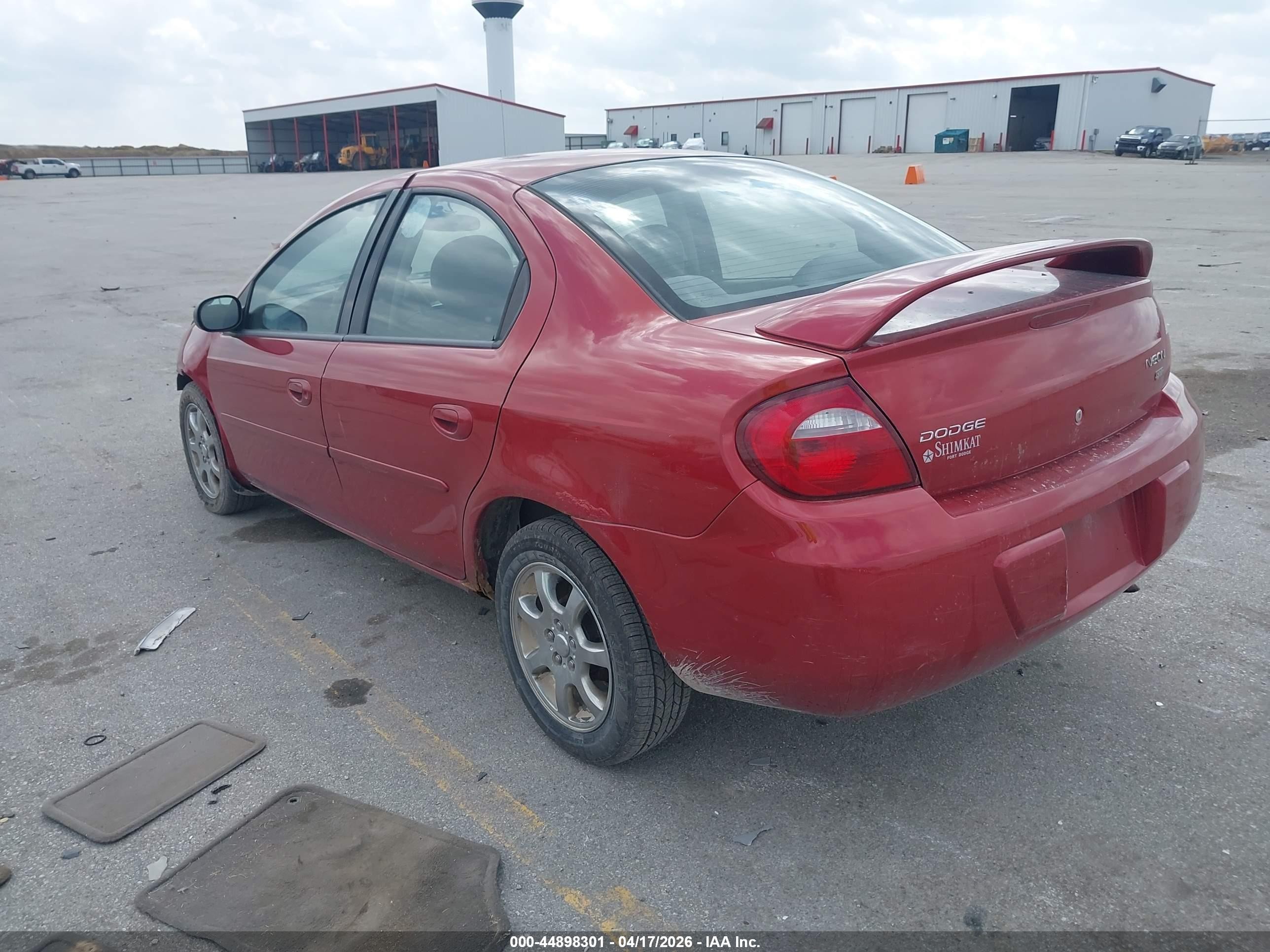 2005 Dodge Neon Sxt Red vin: 1B3ES56CX5D108433